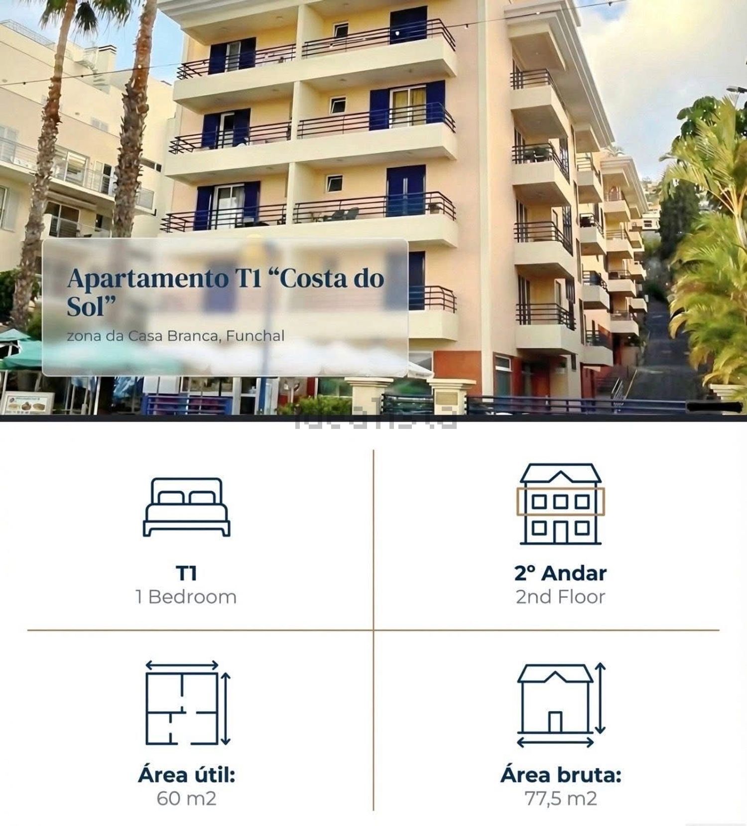 公寓 t1出售在Rua da Casa Branca, 70 - 外立面
