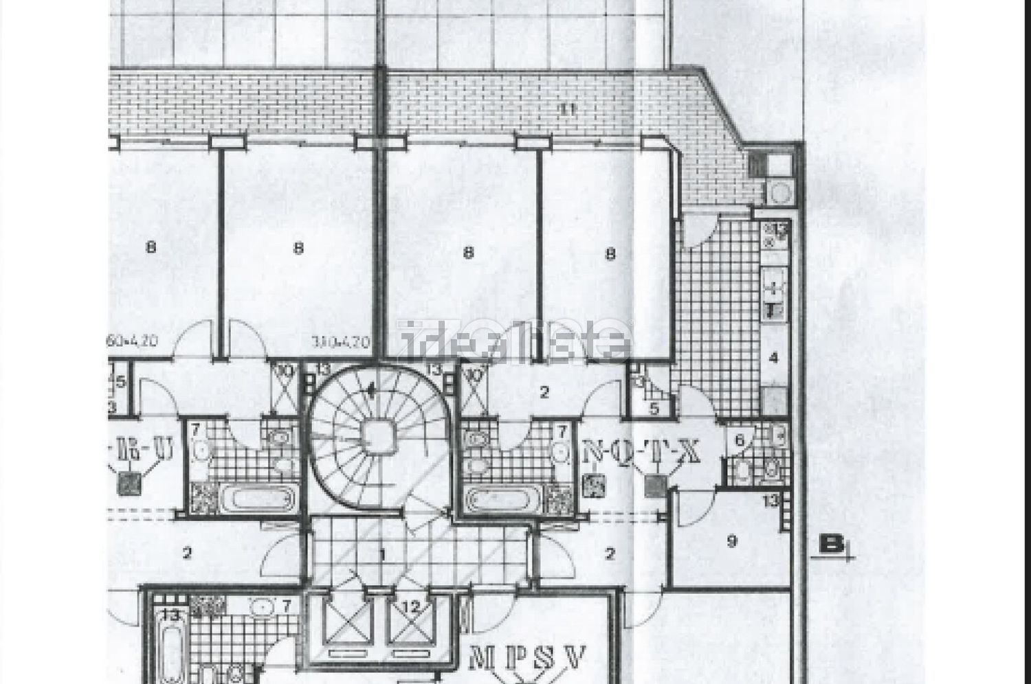 公寓 t3出售在Rua Álvaro Castelões, 506 - 平面图