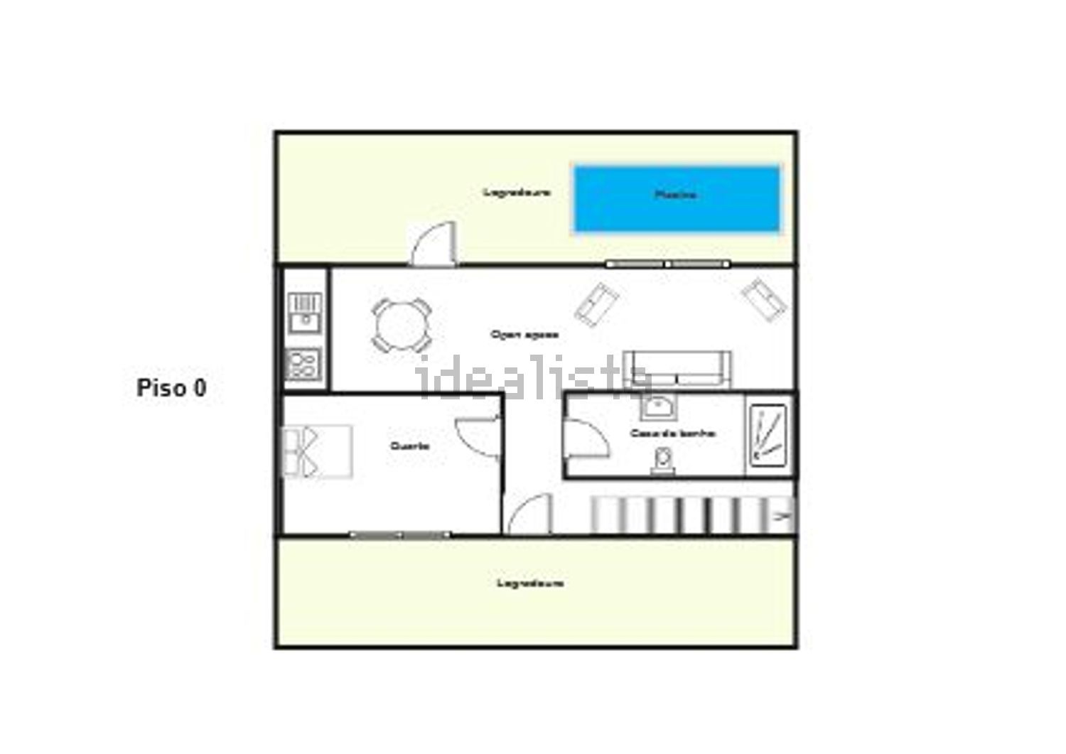 联排别墅出售在 Urbanização Casas da Audiência, 125 - 平面图