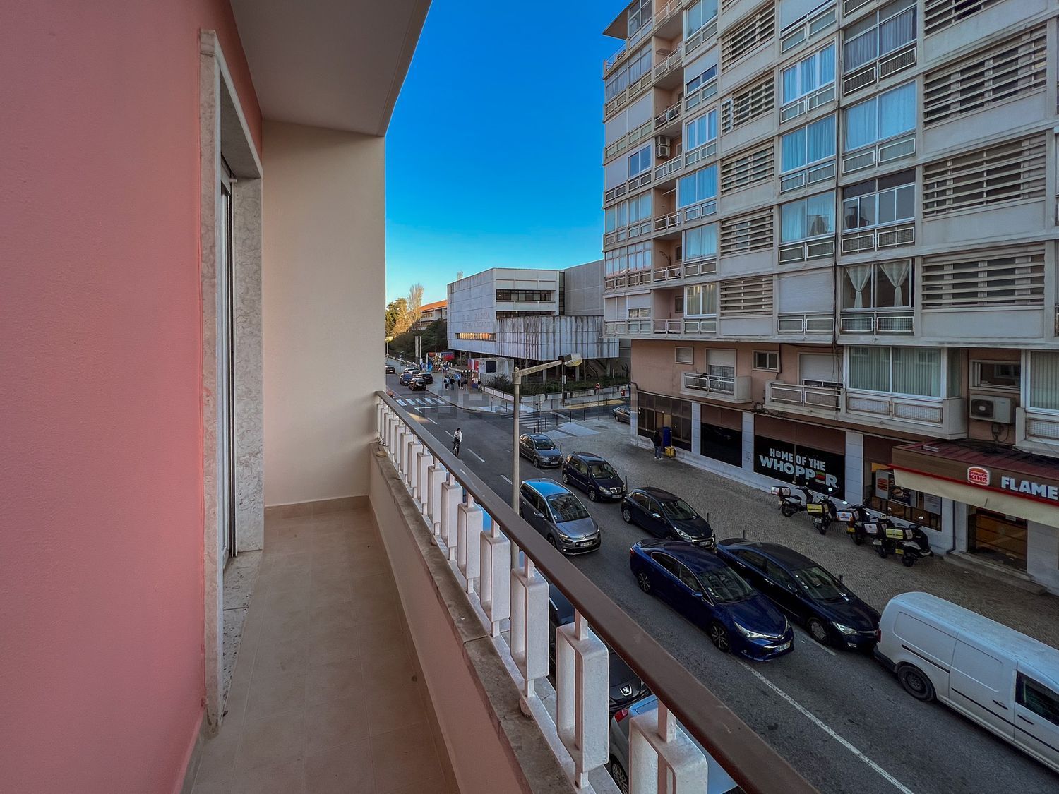 出租公寓 t2在Avenida de Roma - 阳台