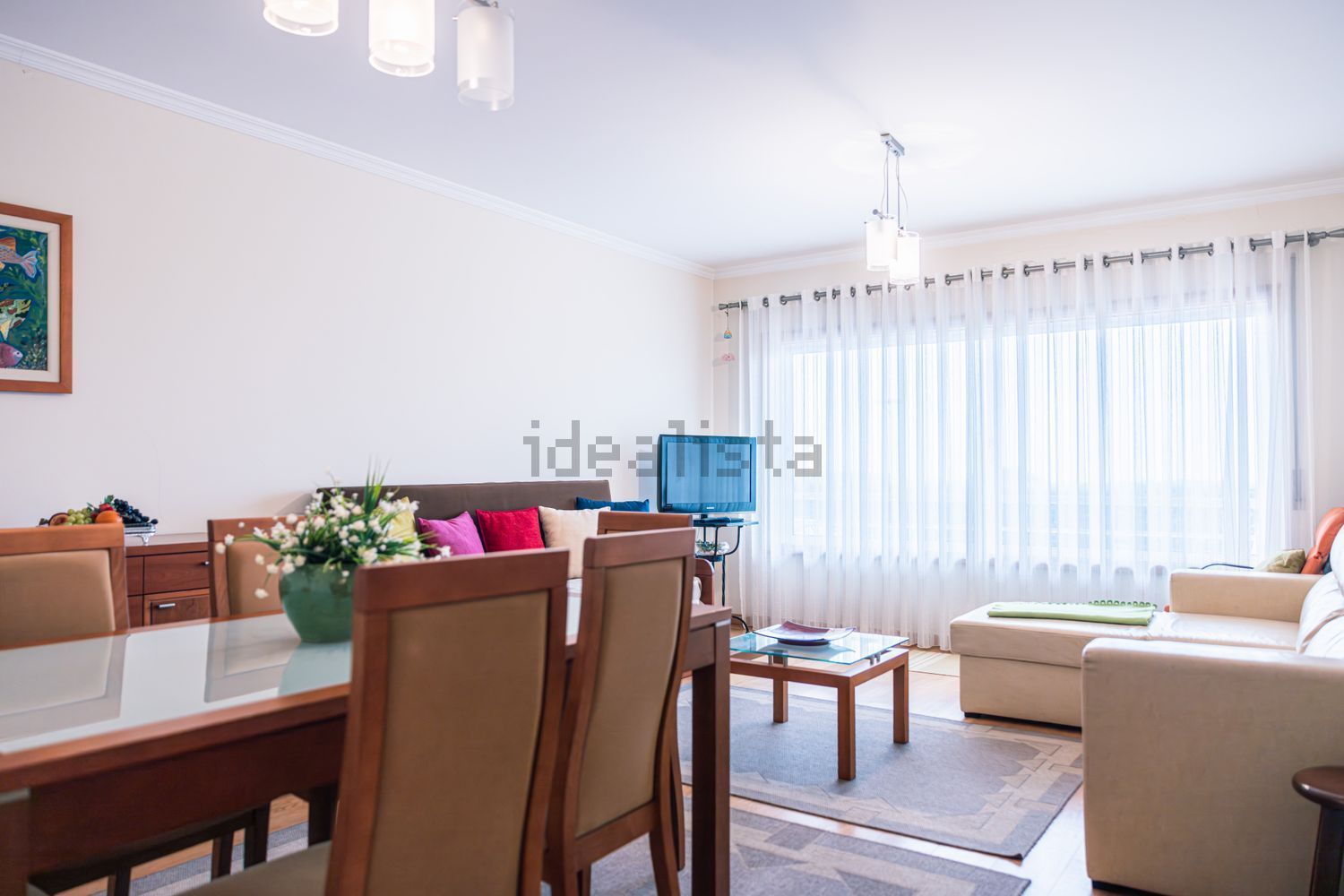 出租公寓 t1在Rua Praia de Brito, 42 - 客厅