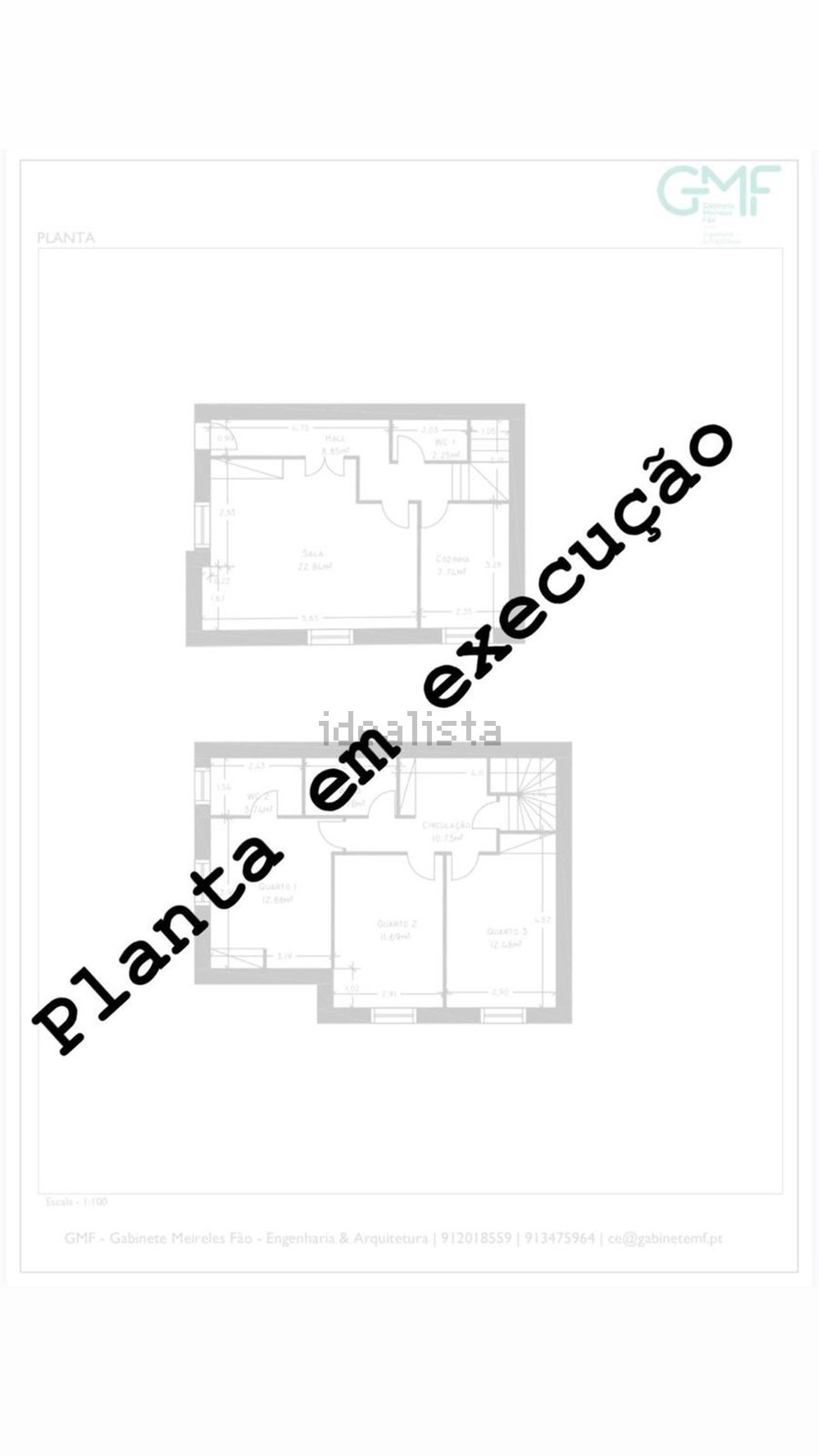 公寓 t4出售在Rua de São Sebastião, 19 - 平面图