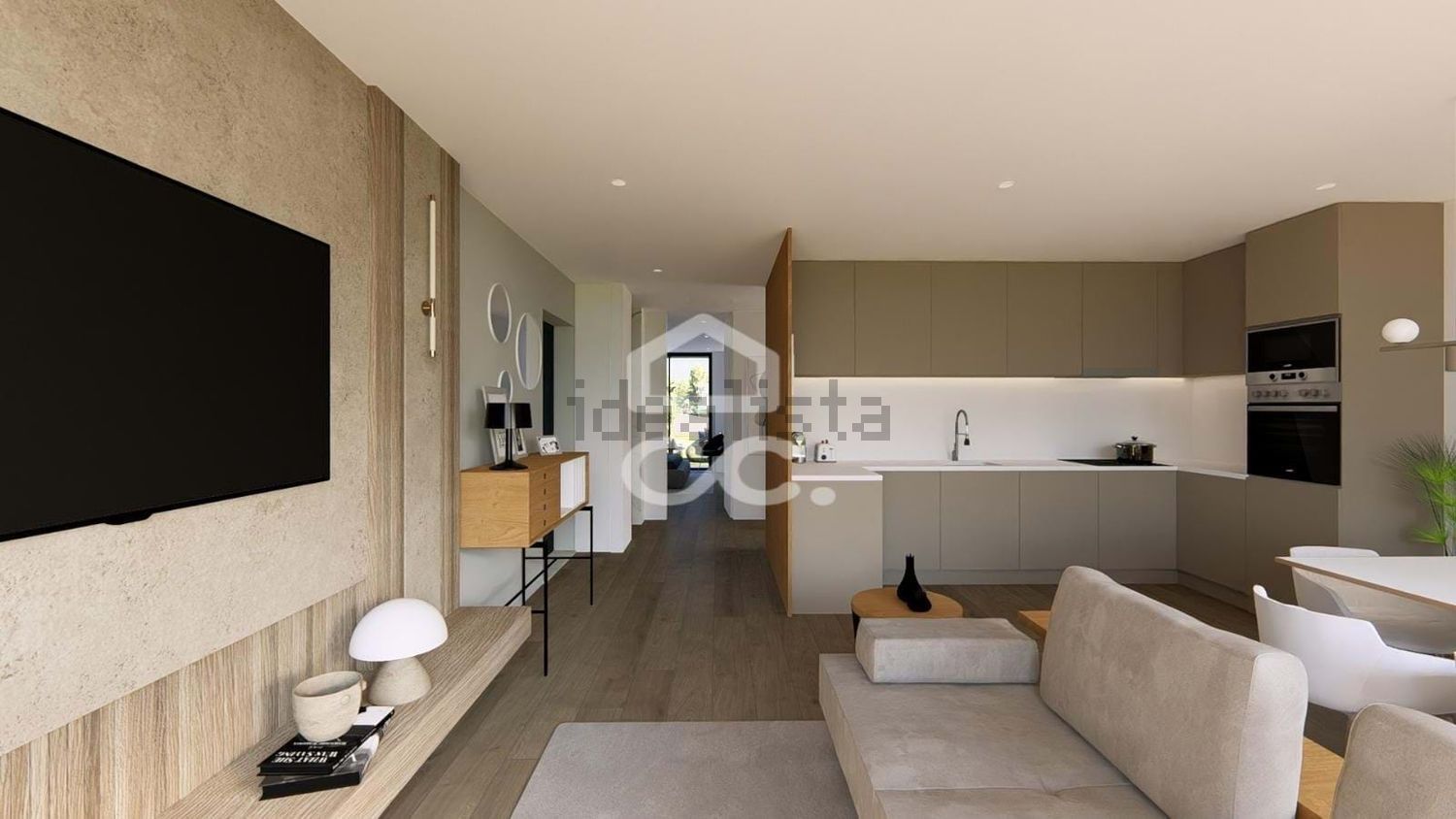 公寓 t2出售在 Vila Nova de Anha - 客厅