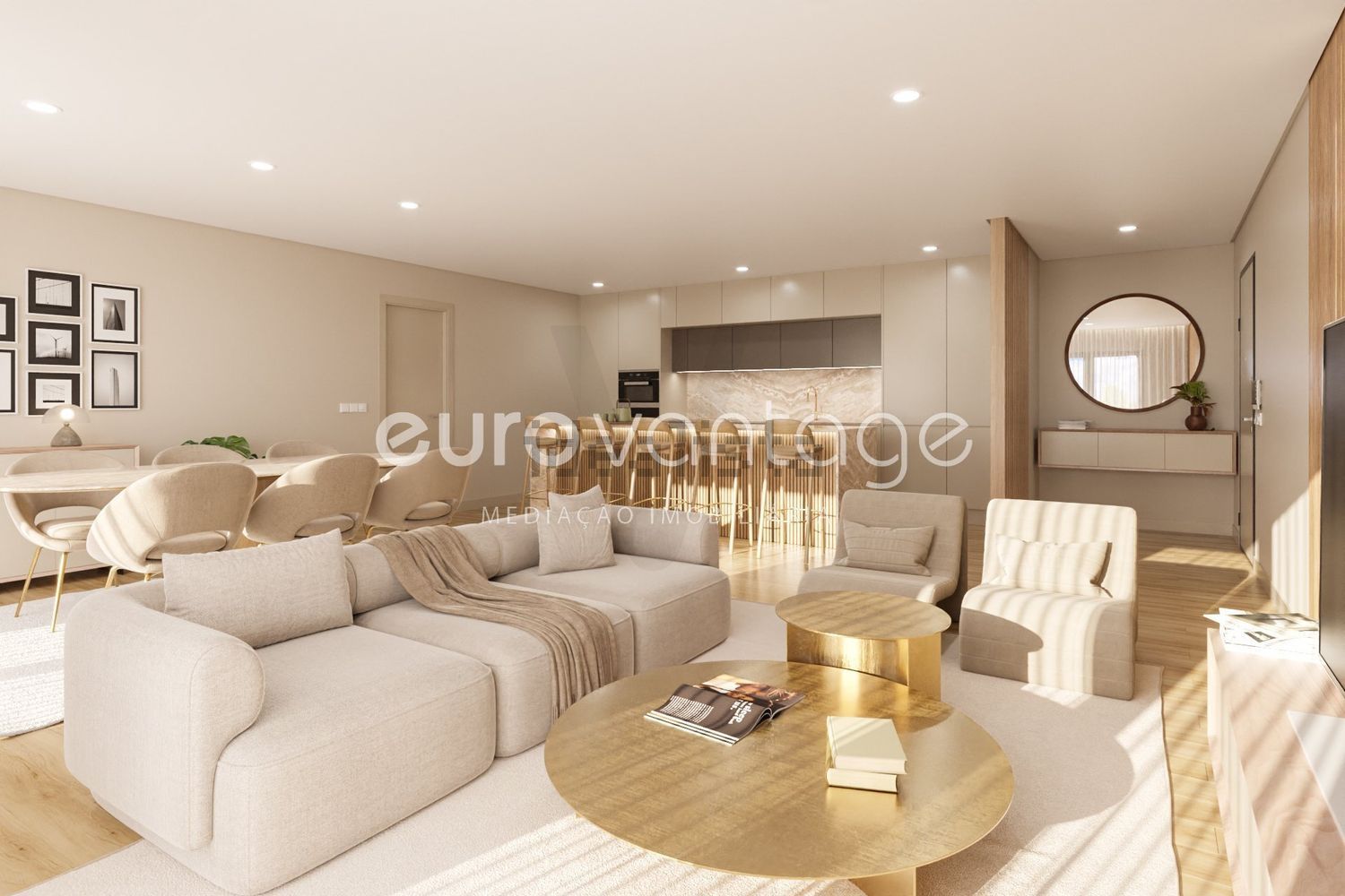 公寓 t3出售在Rua Vale das Cervas, 135 - 客厅