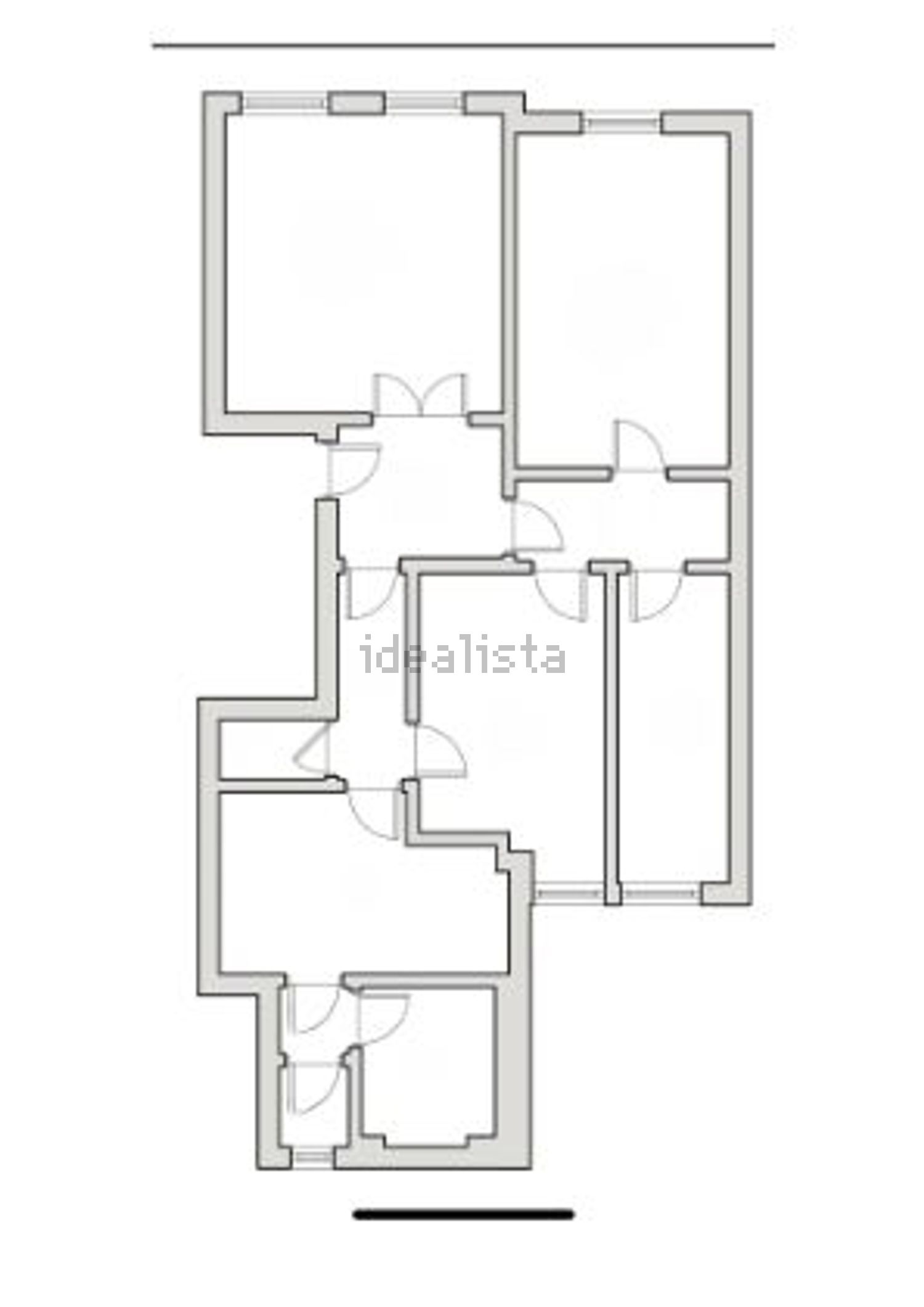 公寓 t2出售在Rua da Cruz Vermelha - 平面图
