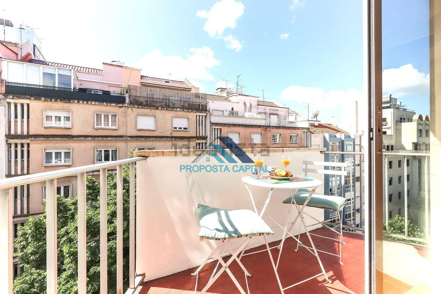 出租公寓 t1在 Av. de Roma - Campo Pequeno - 阳台
