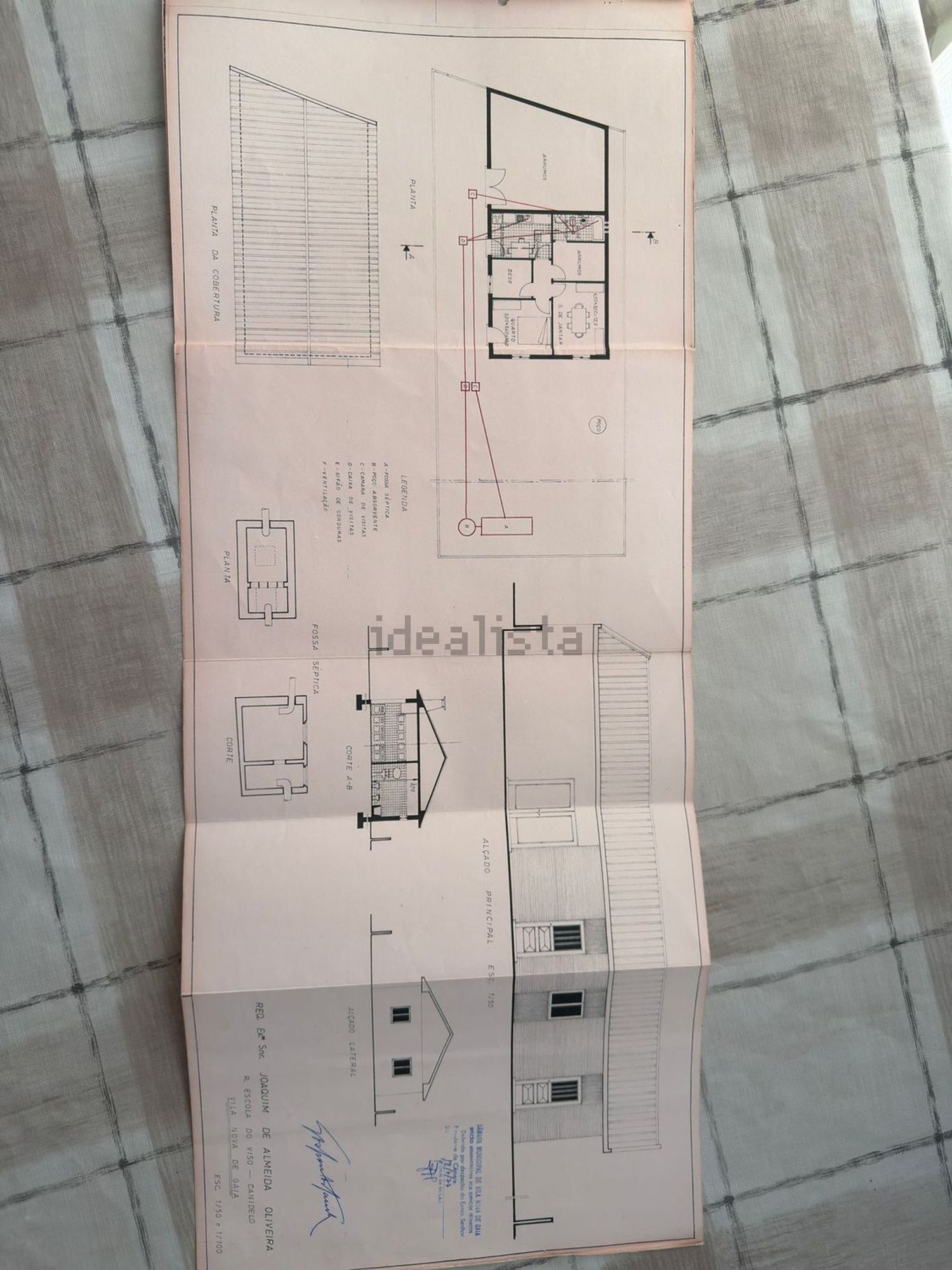 小楼房或独栋别墅出售在 Calçada Escola do Viso - 平面图