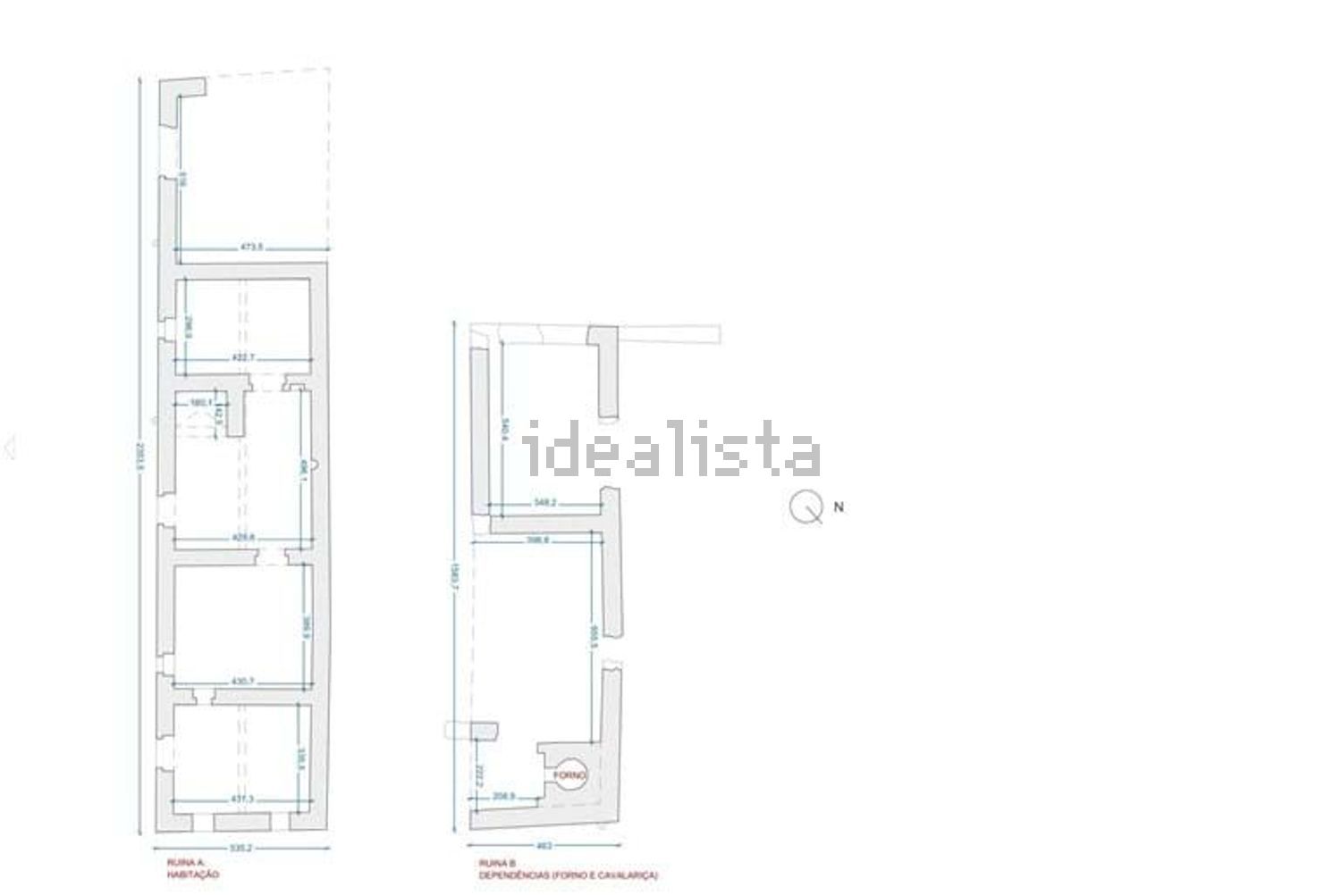 小楼房或独栋别墅出售在 Relíquias - 平面图