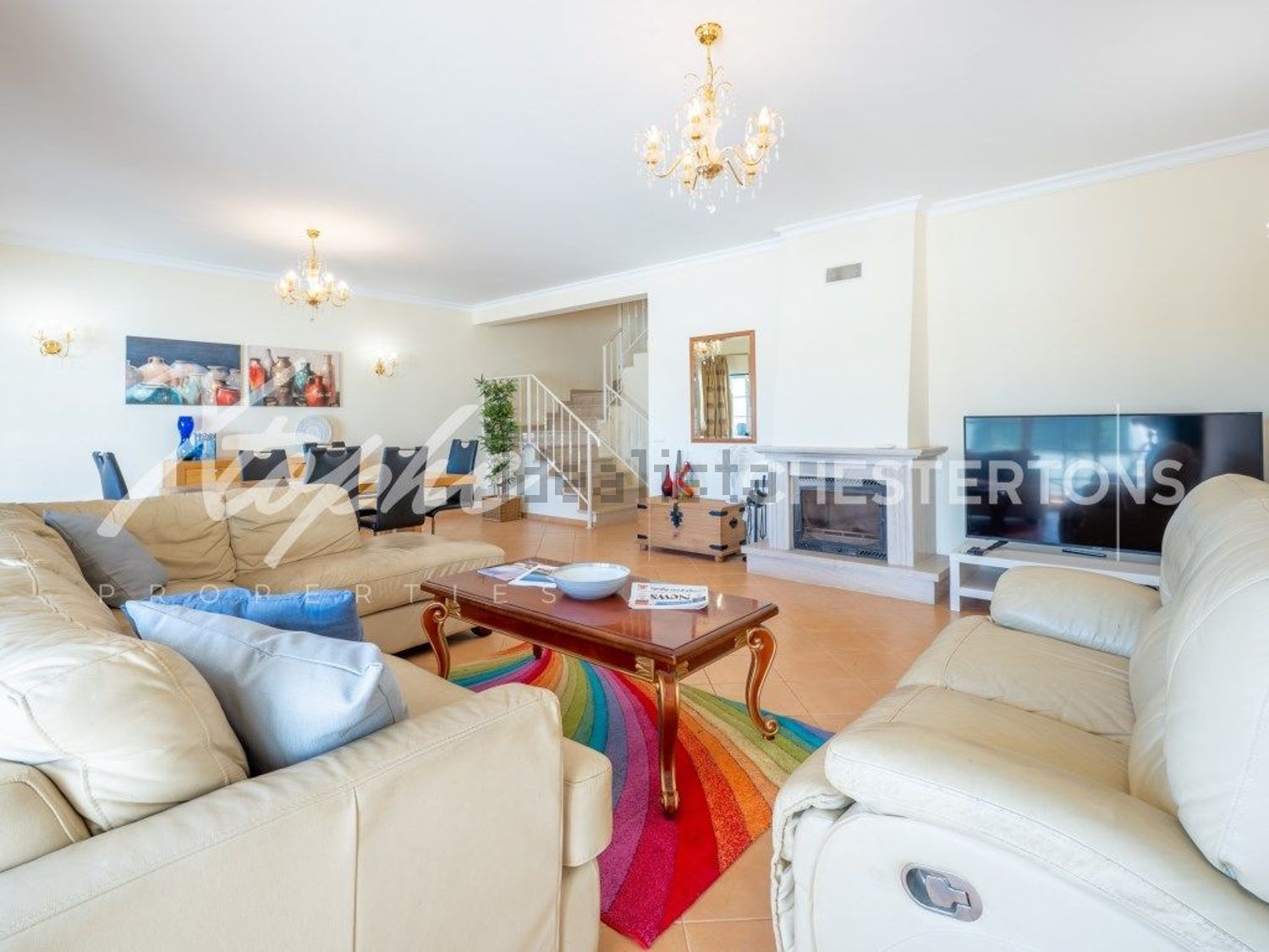 联排别墅出售在 Pinhal Velho - Terraços do Pinhal - Encosta das Oliveiras - 客厅