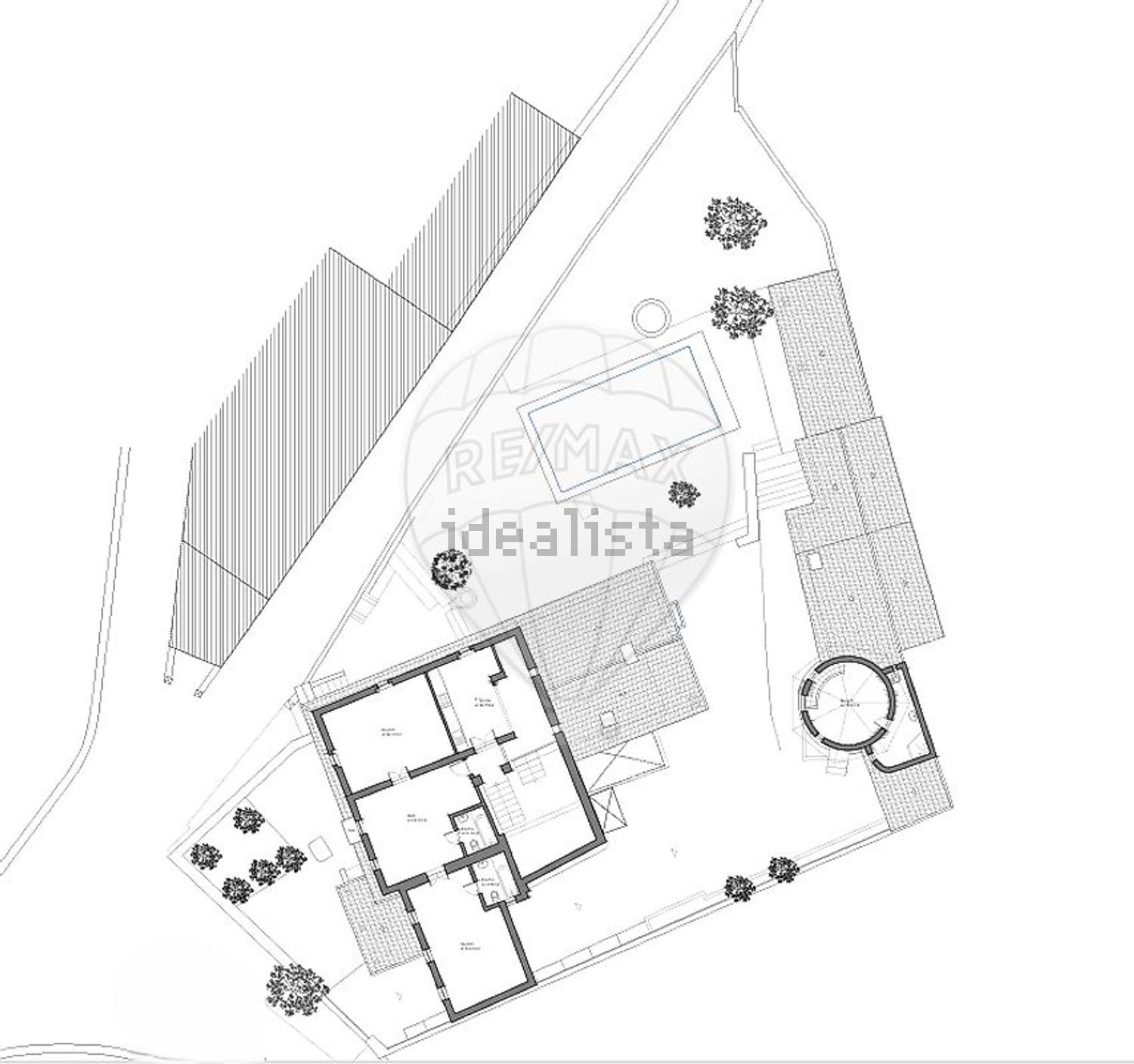 小楼房或独栋别墅出售在Rua Central de Carrezedo - 平面图