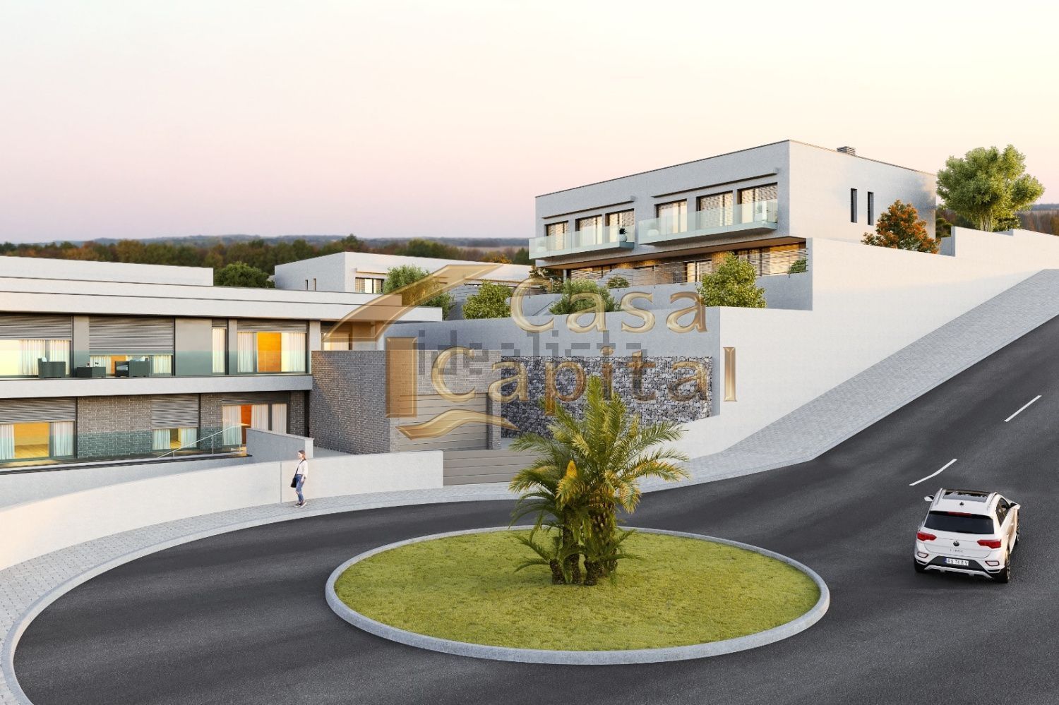 双拼别墅出售在 Vila Real - 外立面