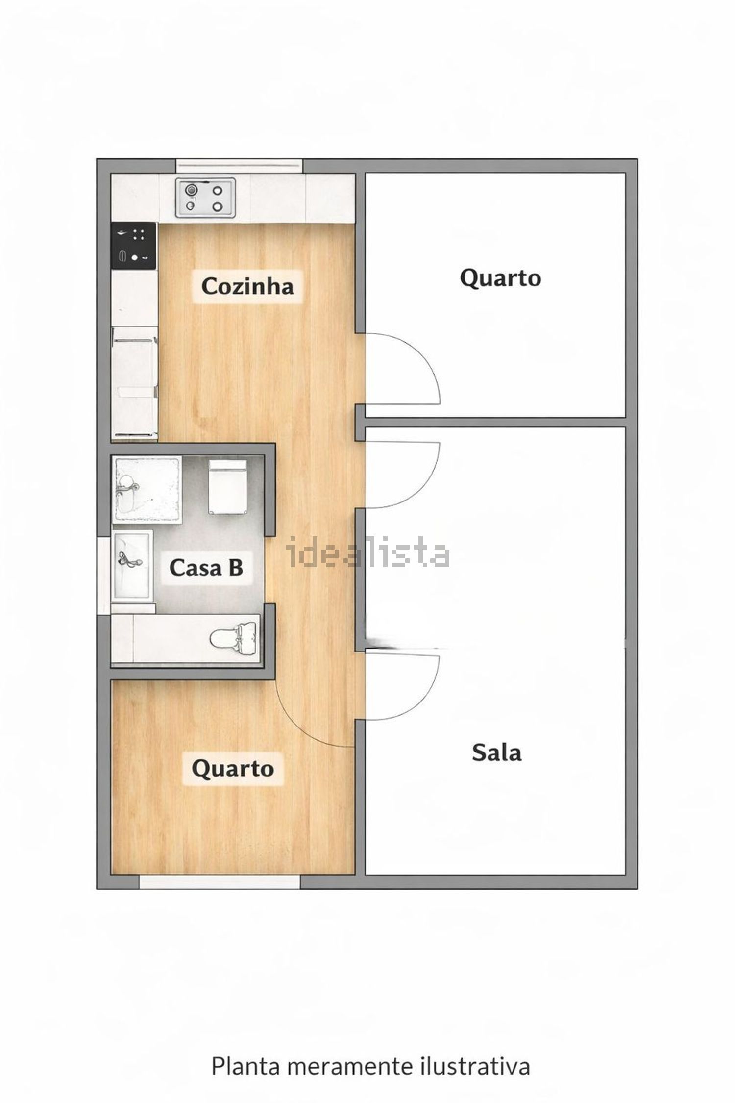 小楼房或独栋别墅出售在Rua de Guindes, 510 - 平面图