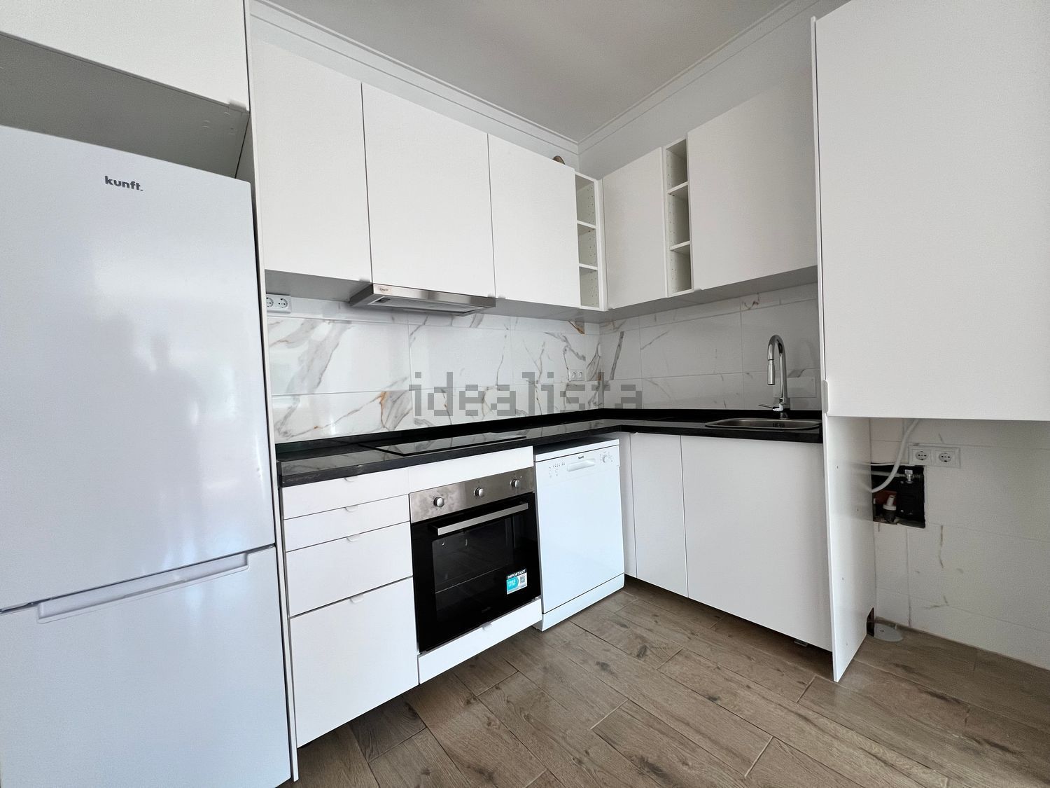 出租公寓 t1在 Quinta das Lavadeiras - 厨房