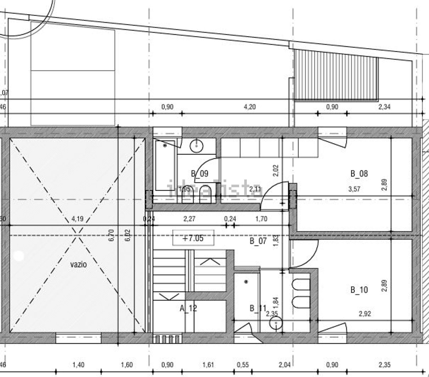 双拼别墅出售在 Centro - 平面图