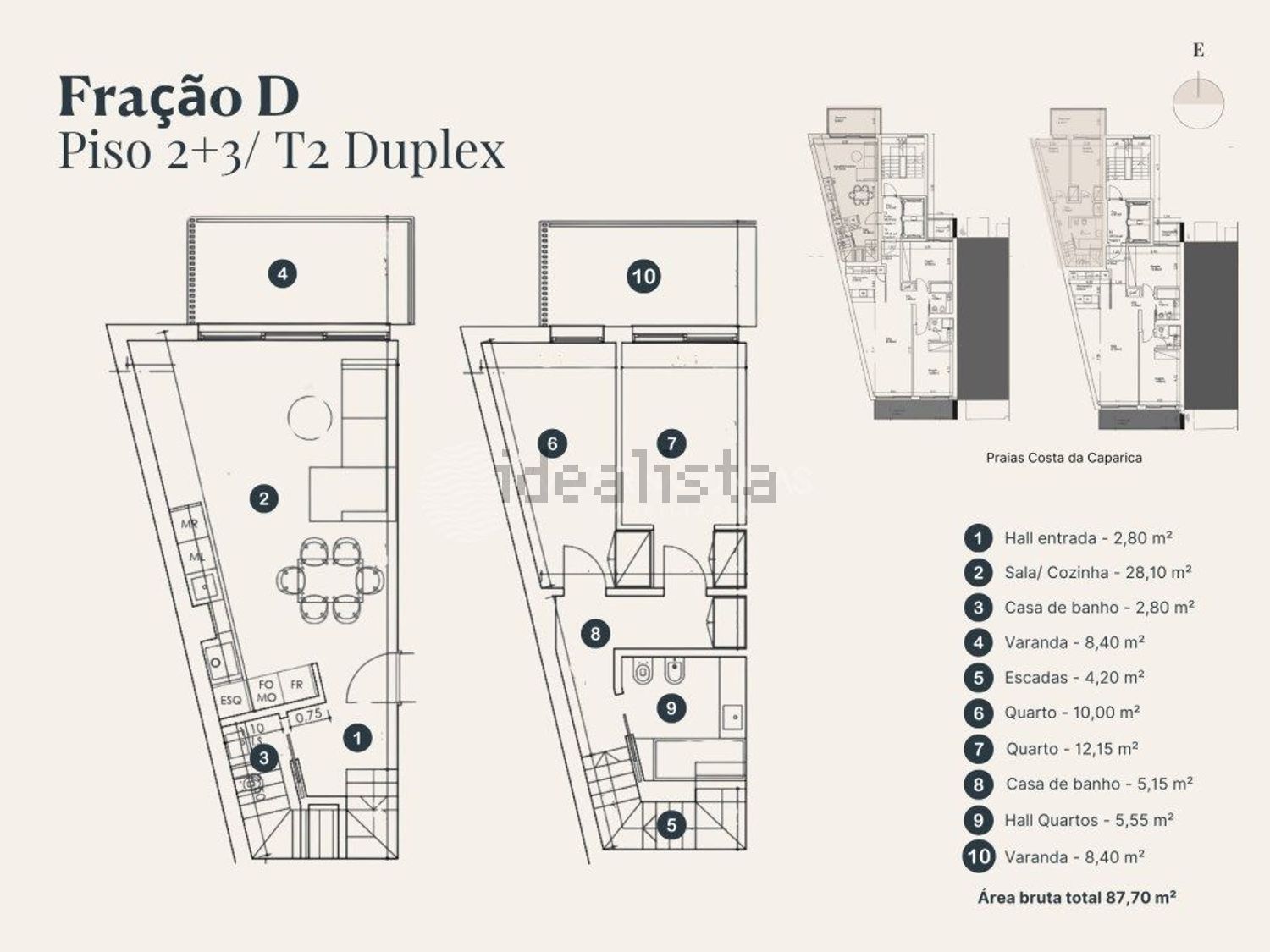 公寓 t2出售在 Centro - 平面图