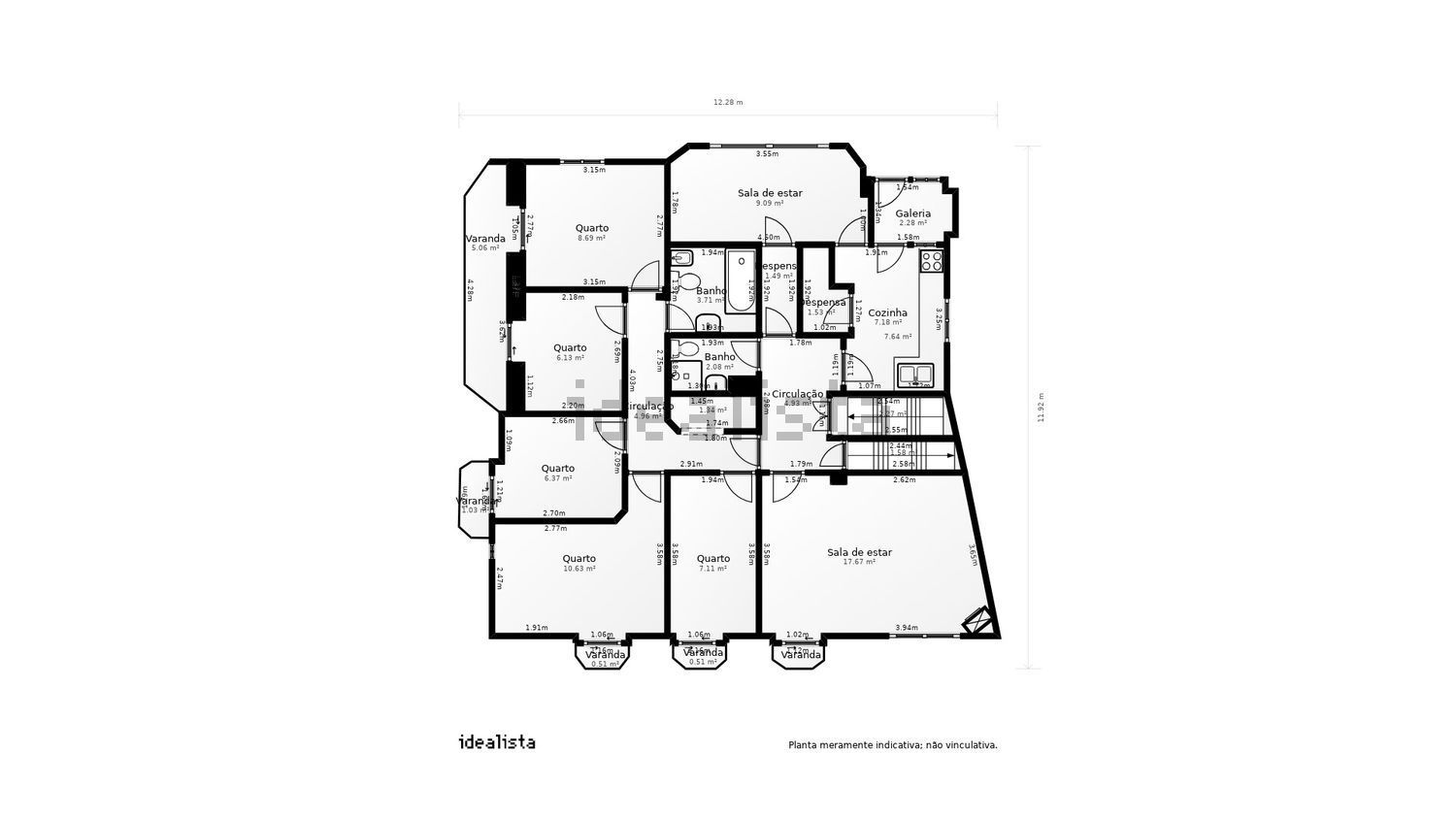 小楼房或独栋别墅出售在 Vila Pouca de Aguiar - 平面图