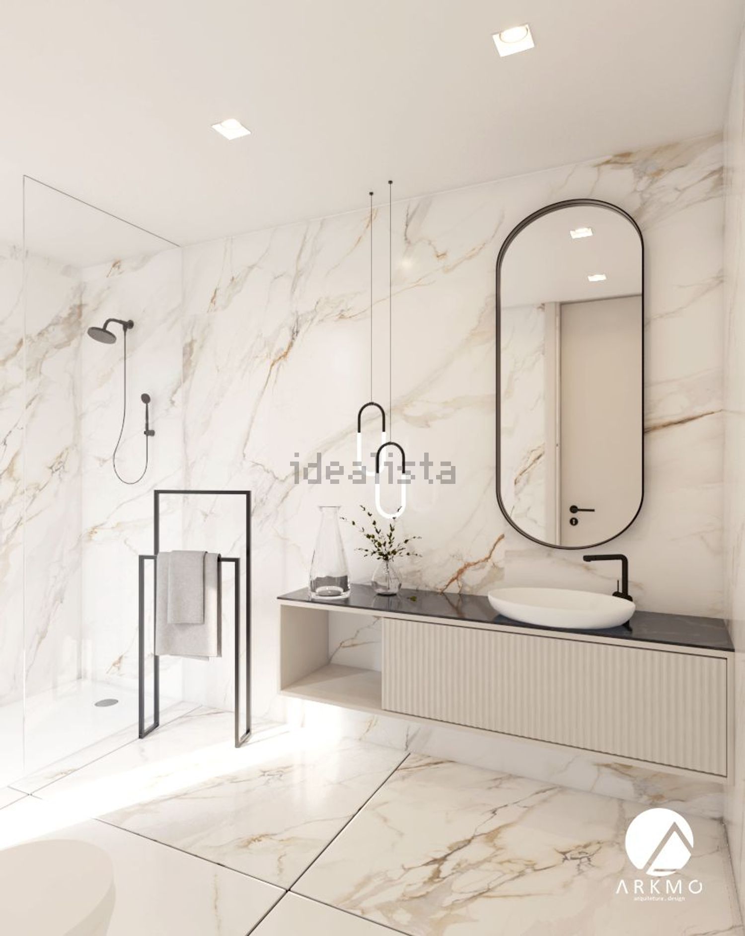 小楼房或独栋别墅出售在 Campo e Tamel (São Pedro Fins) - 卫生间