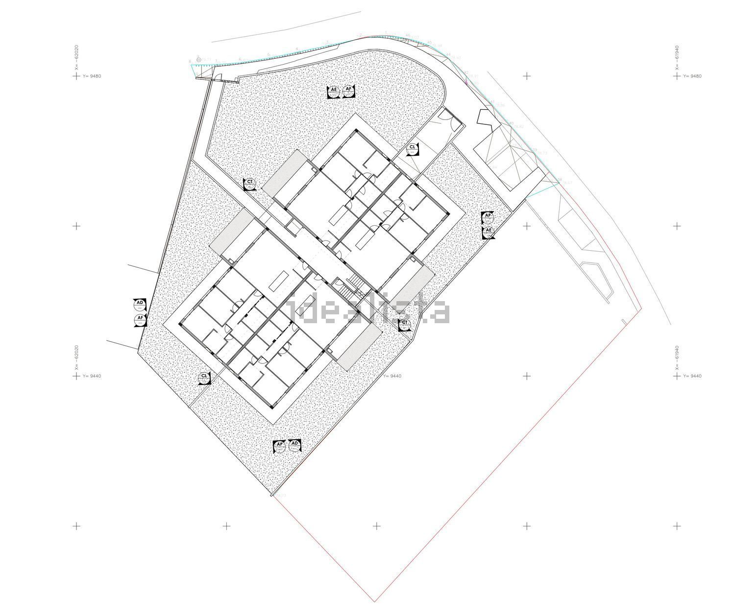 公寓 t3出售在Rua Vale das Cervas, 135 - 平面图