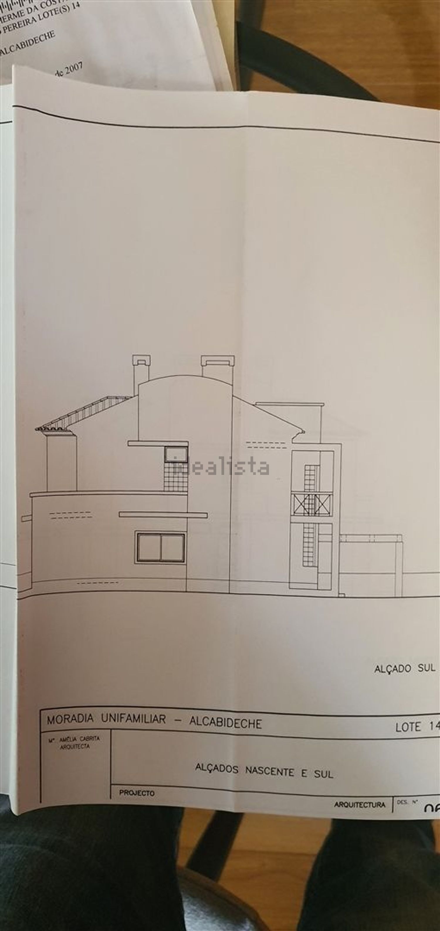 小楼房或独栋别墅出售在Rua Mário Pereira, 14 - 平面图