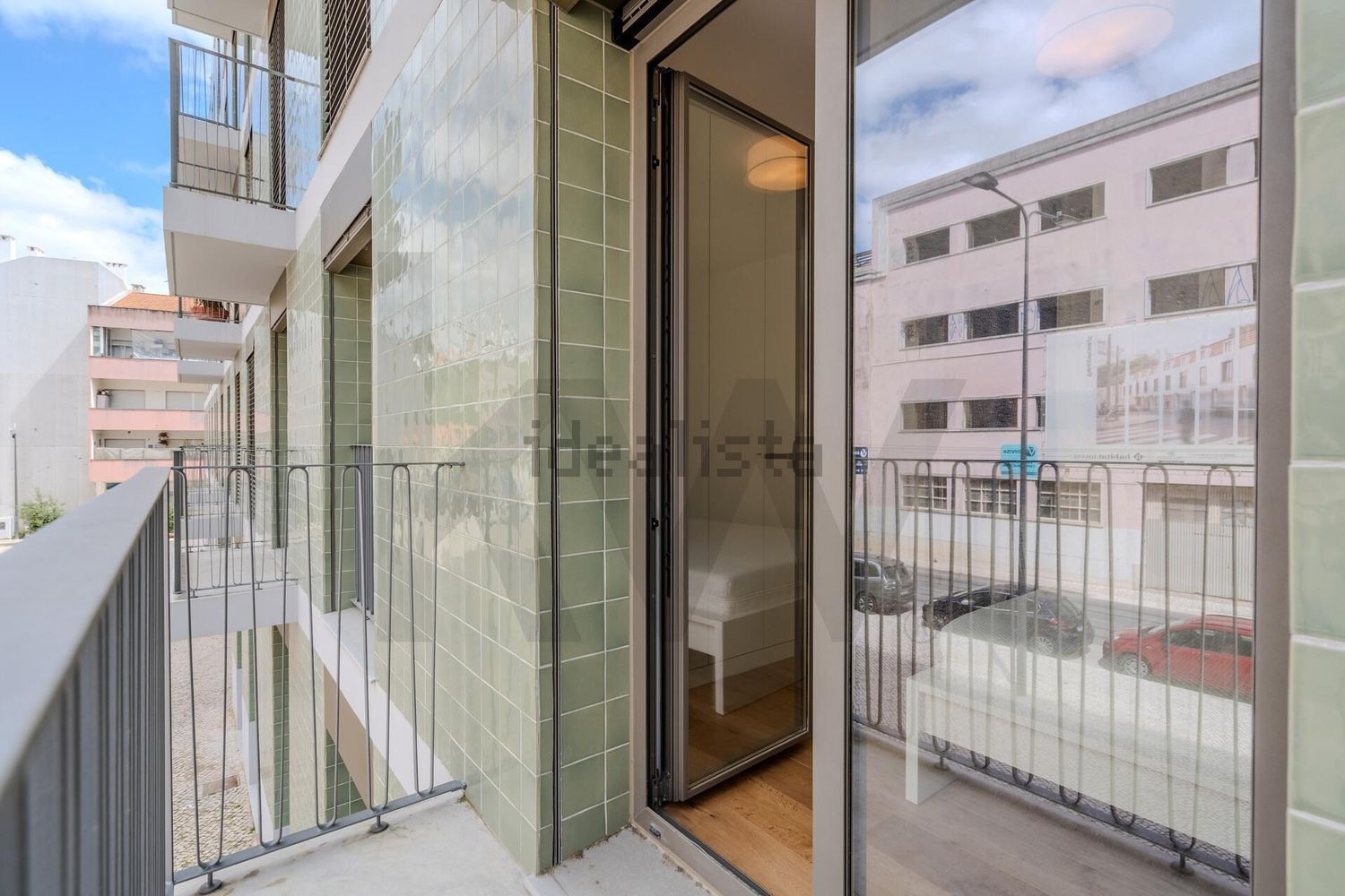 出租公寓 t1在 Dafundo - 阳台