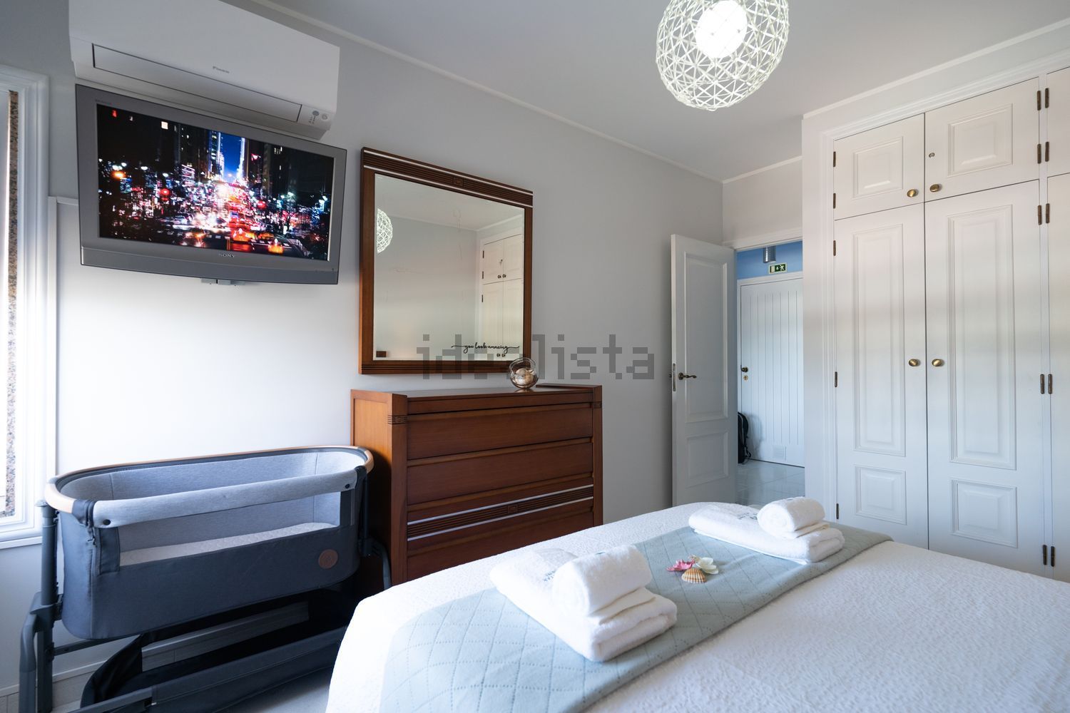 出租公寓 t1在Avenida do Cabedelo, 161 AvenidadoCabedelonsetorCom - 卧室