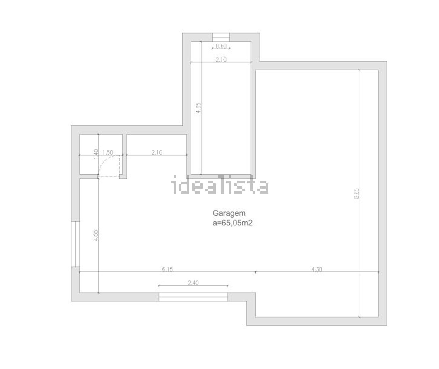小楼房或独栋别墅出售在 Centro do Feijó - 平面图