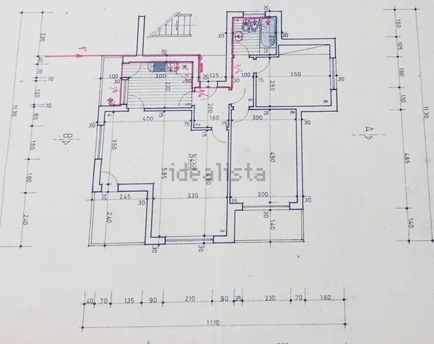 公寓 t3出售在Rua Engenheiro Nobre Guedes - 平面图