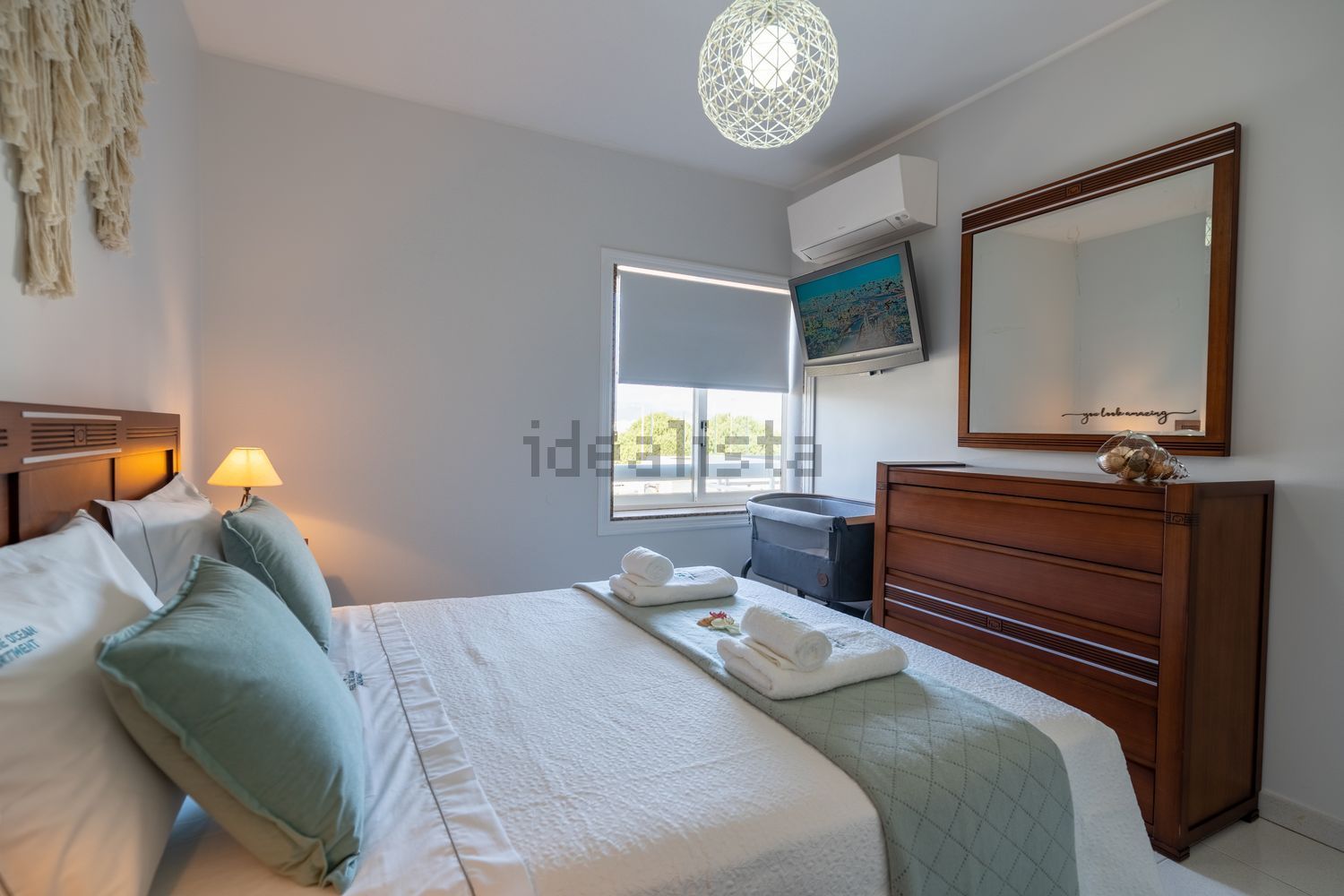 出租公寓 t1在Avenida do Cabedelo, 161 AvenidadoCabedelonsetorCom - 卧室