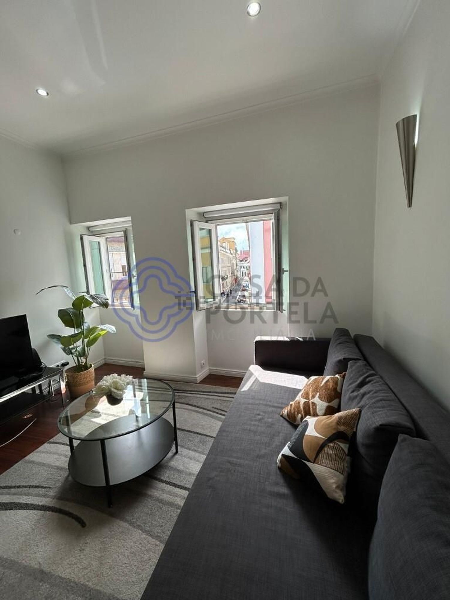 出租公寓 t1在 Príncipe Real - São Bento - 客厅