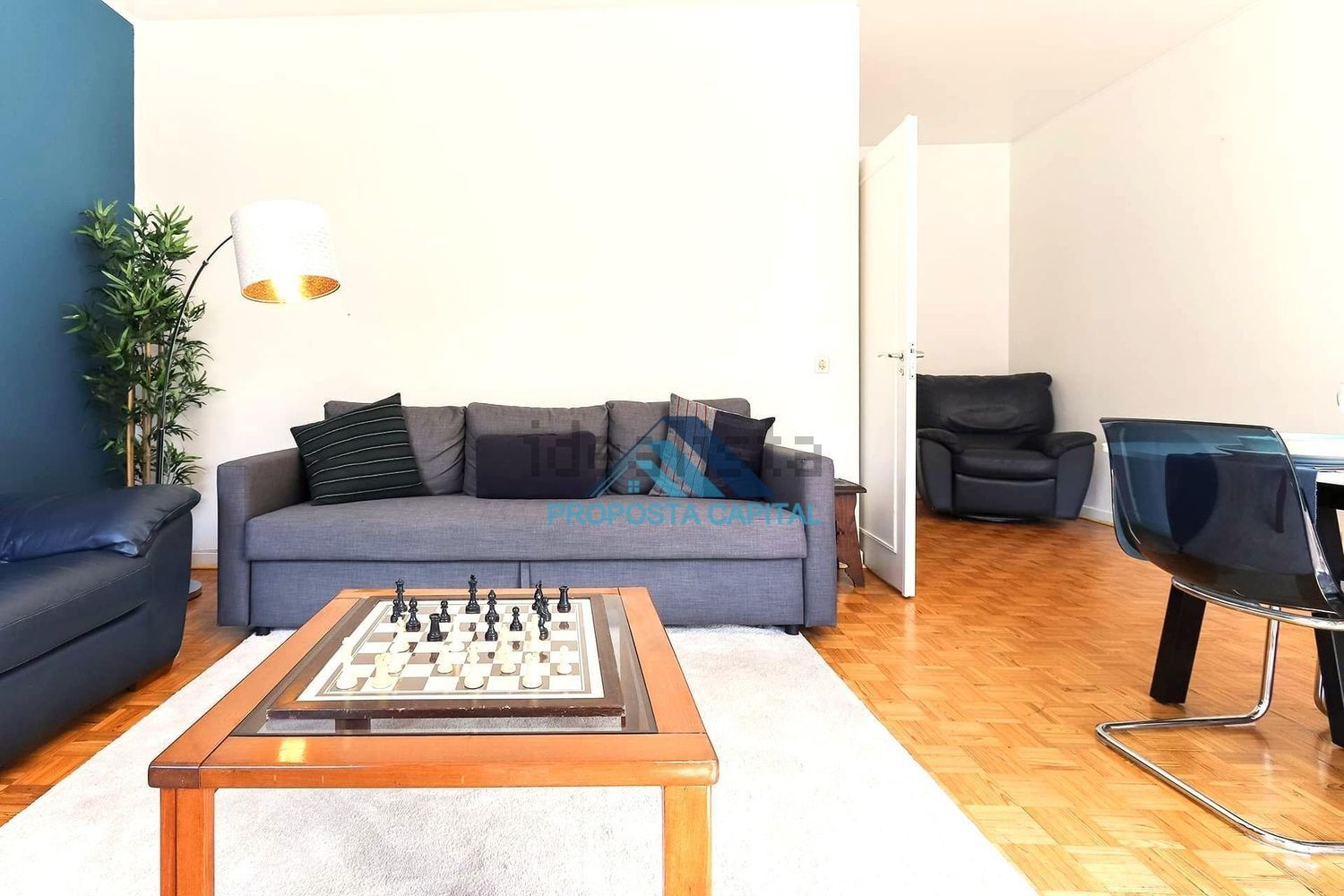 出租公寓 t1在 Av. de Roma - Campo Pequeno - 客厅