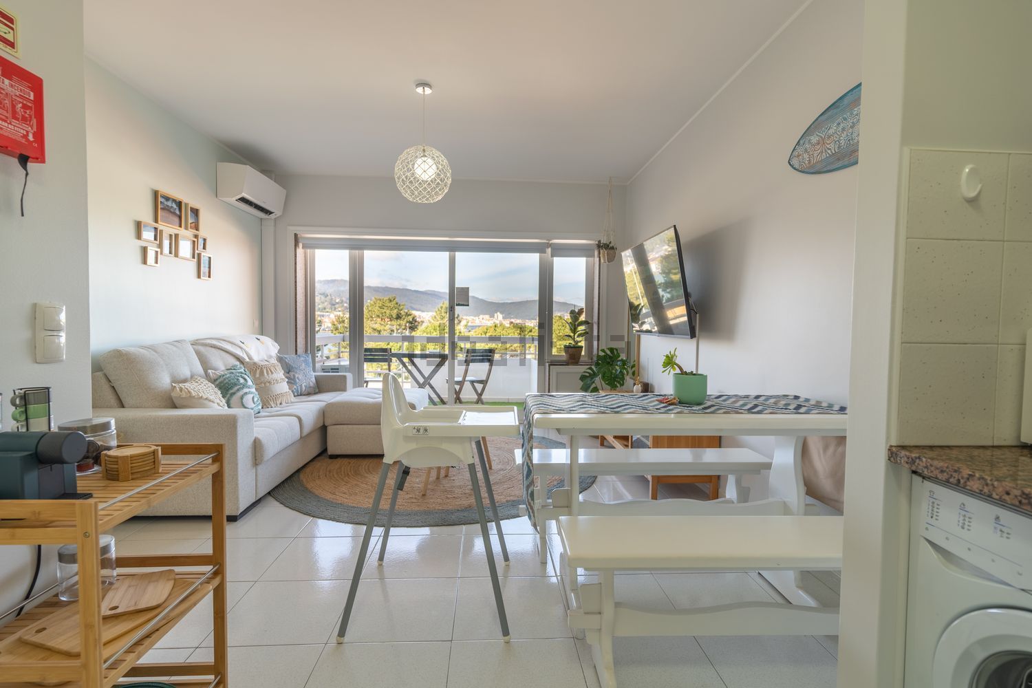 出租公寓 t1在Avenida do Cabedelo, 161 AvenidadoCabedelonsetorCom - 客厅
