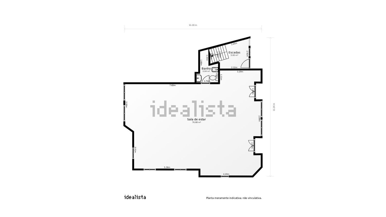 小楼房或独栋别墅出售在 Vila Pouca de Aguiar - 平面图