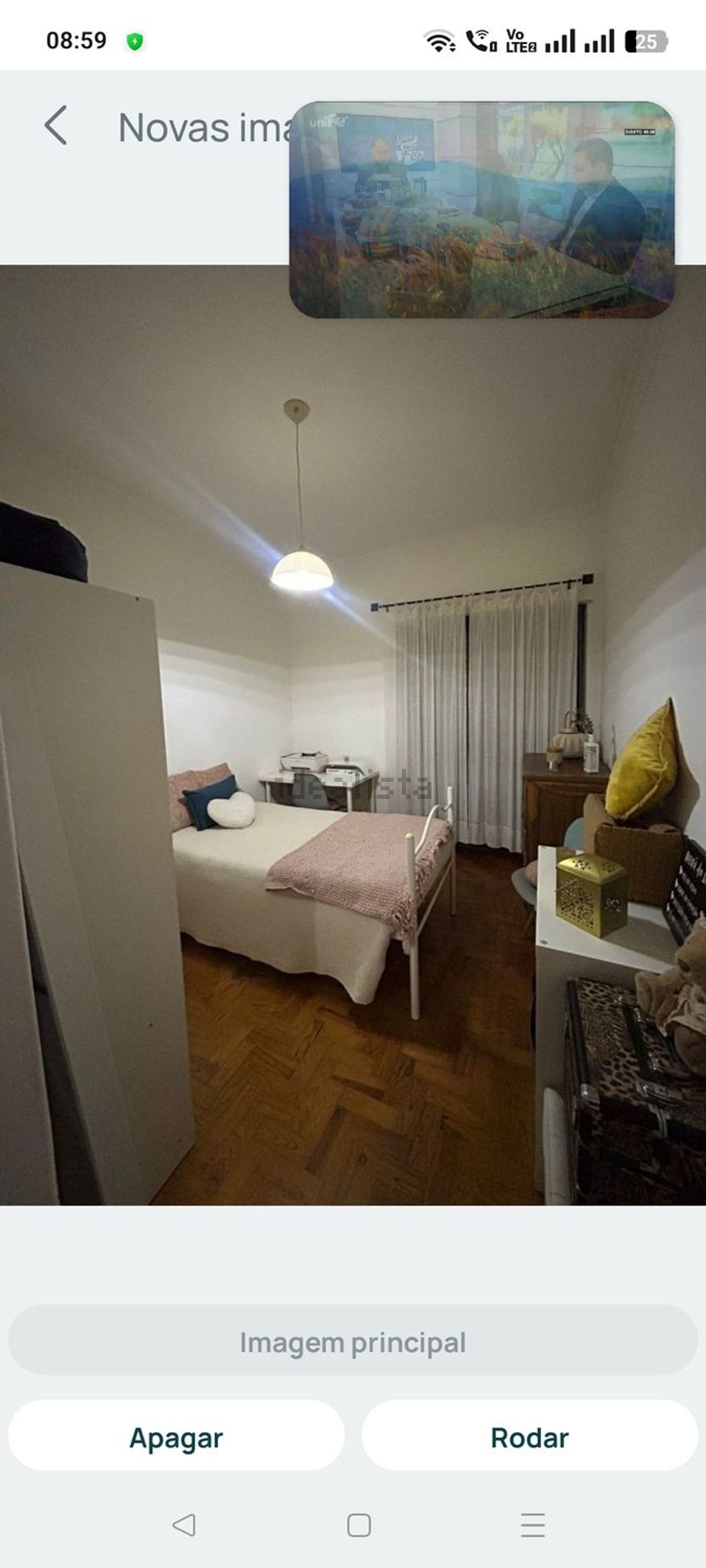 出租房间在 Ramada e Caneças - 卧室