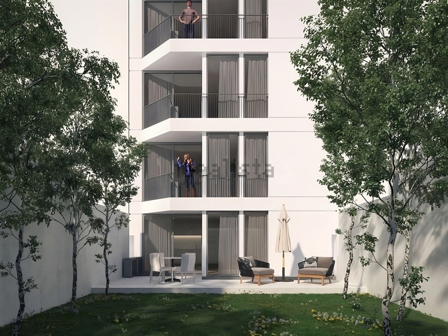 公寓 t1出售在 Zona Histórica de Matosinhos - 露台