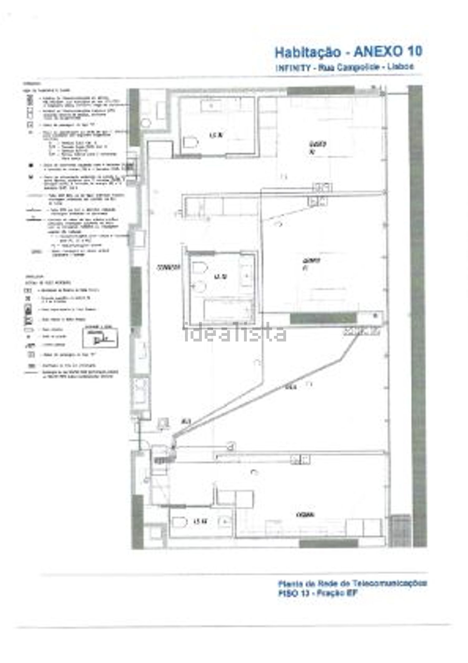公寓 t2出售在Rua Canto da Maya - 平面图