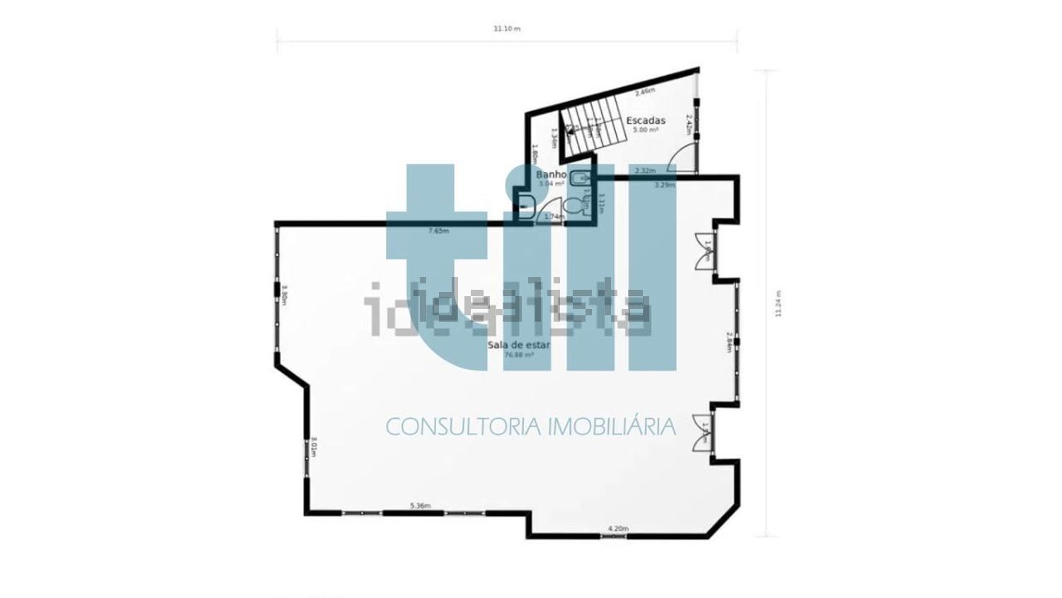 小楼房或独栋别墅出售在 Vila Pouca de Aguiar - 平面图