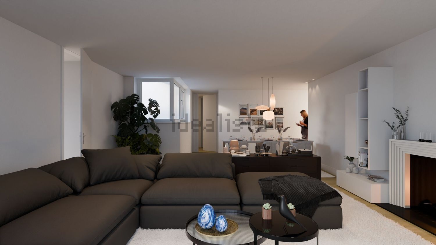 公寓 t3出售在 Vila Frescainha São Martinho - 客厅