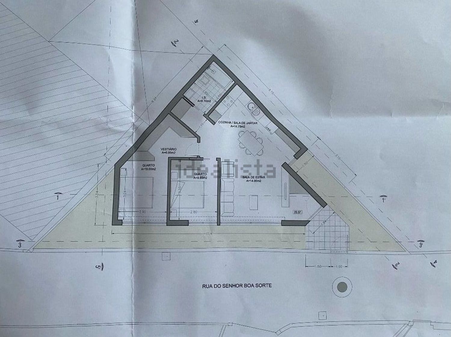 小楼房或独栋别墅出售在 Santa Marta de Portuzelo - 平面图