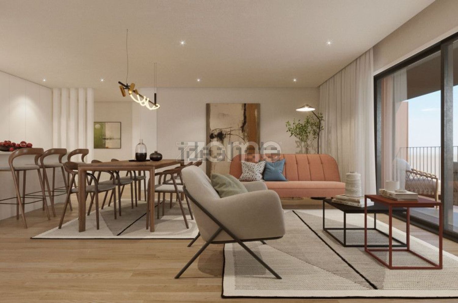 公寓 t2出售在Rua 5 de Outubro, 5640 - 客厅