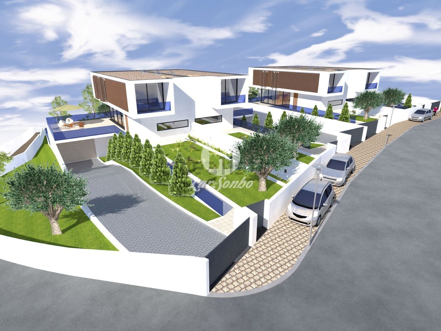 小楼房或独栋别墅出售在 Campo e Tamel (São Pedro Fins) - 平面图