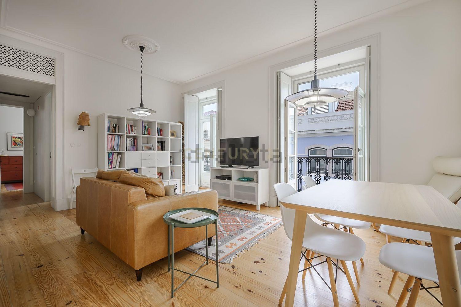 出租公寓 t2在Rua de Santa Justa, 60 - 客厅