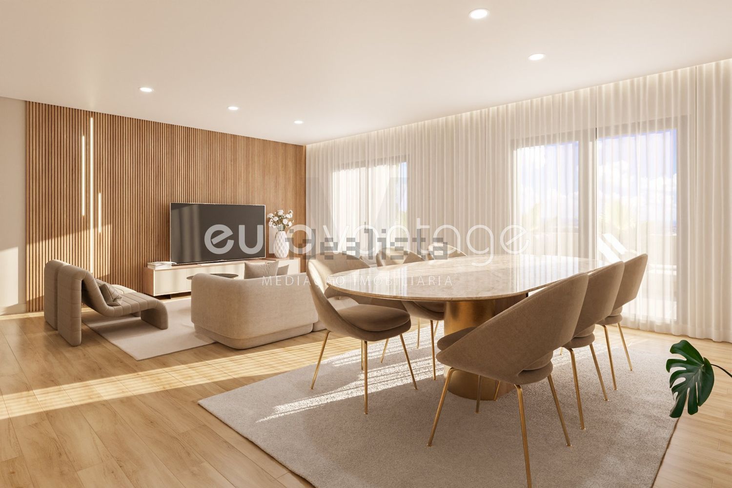 公寓 t3出售在Rua Vale das Cervas, 135 - 客厅