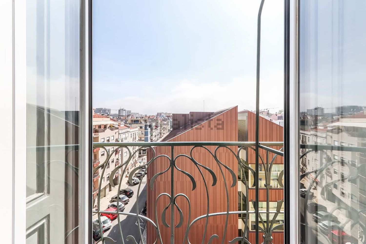 出租房间在Rua Tenente Ferreira Durão, 10 - 阳台