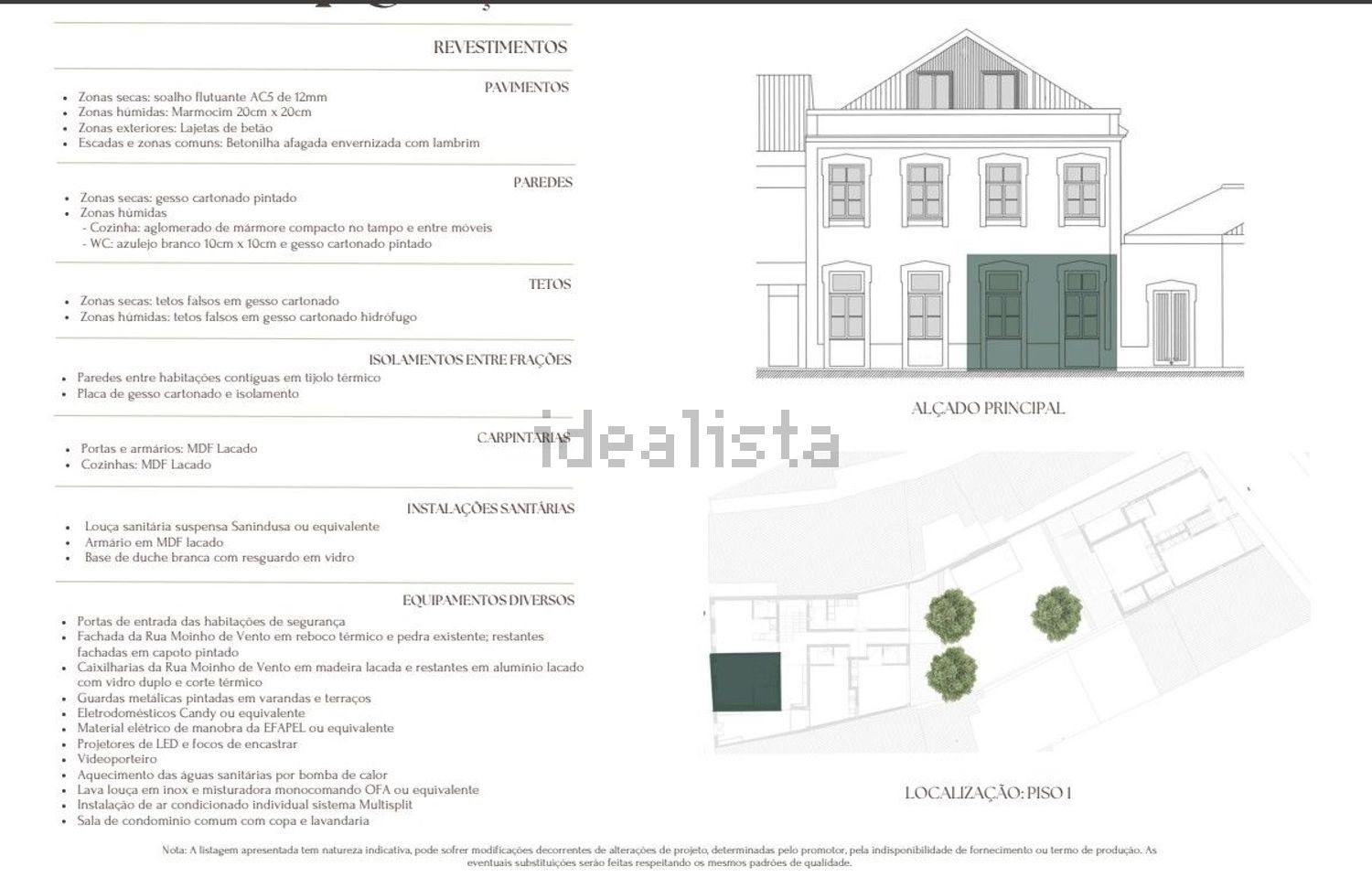 T0（单人公寓）出售在 Centro Histórico de Leça - 平面图