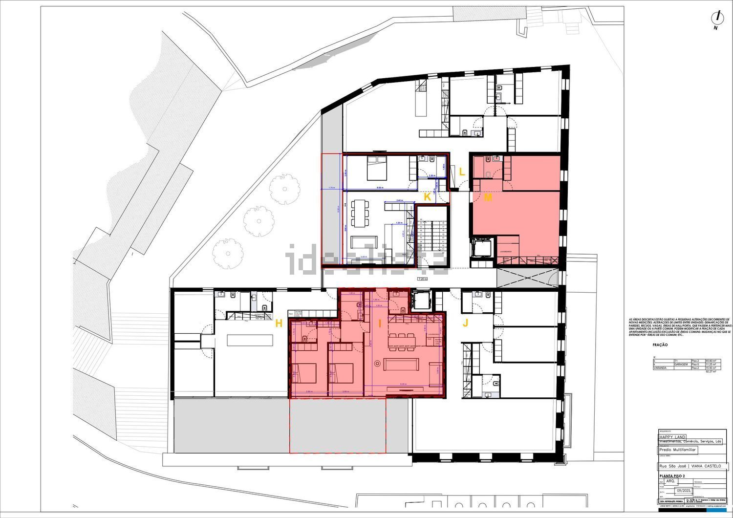公寓 t3出售在Rua de São José, 30 - 平面图