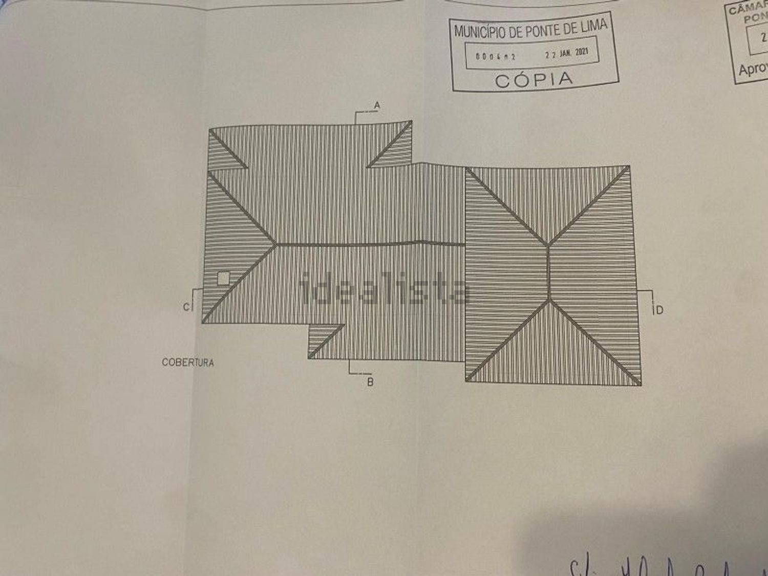 小楼房或独栋别墅出售在Rua da Boavista - 平面图