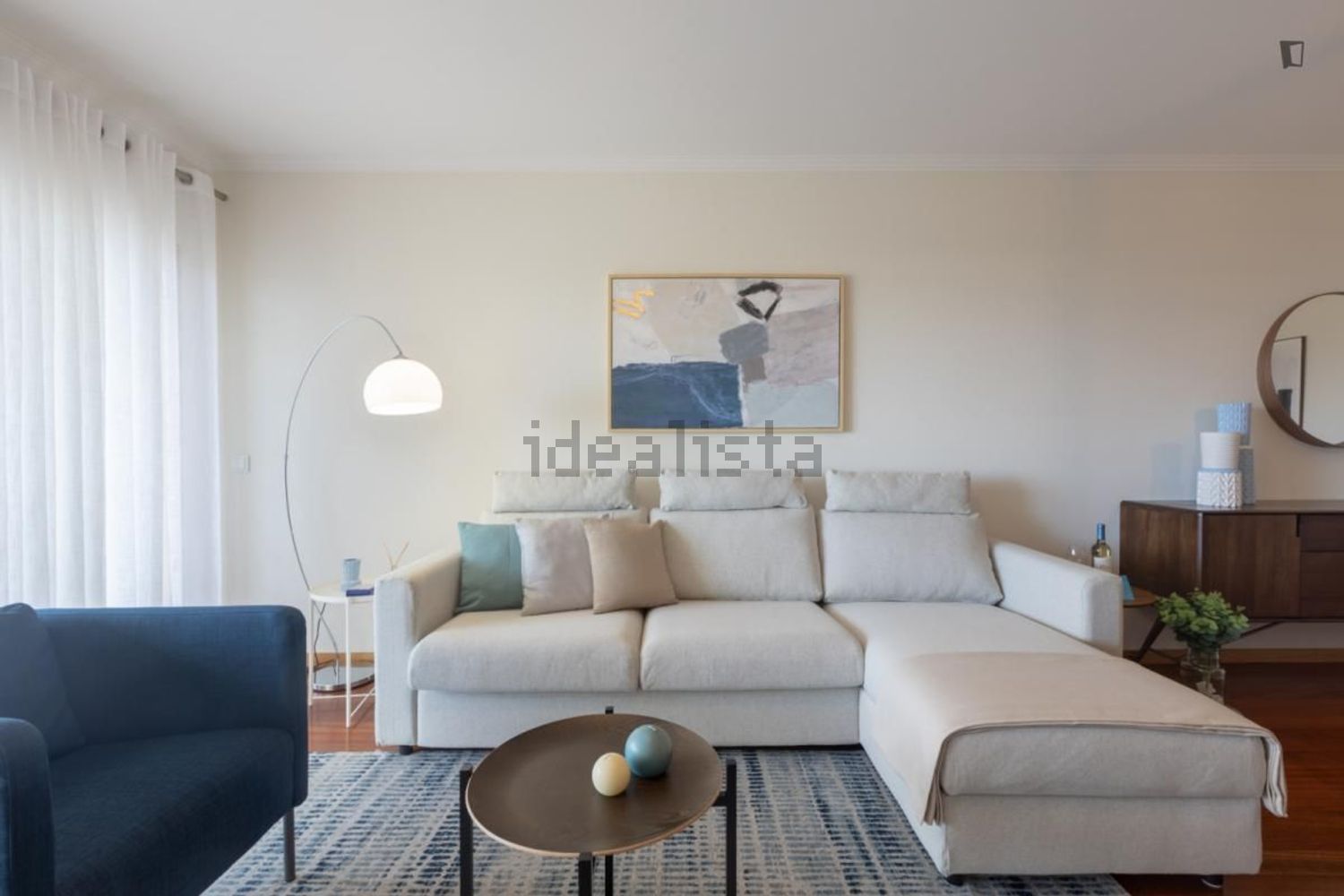 出租公寓 t2在Rua Principal - 客厅