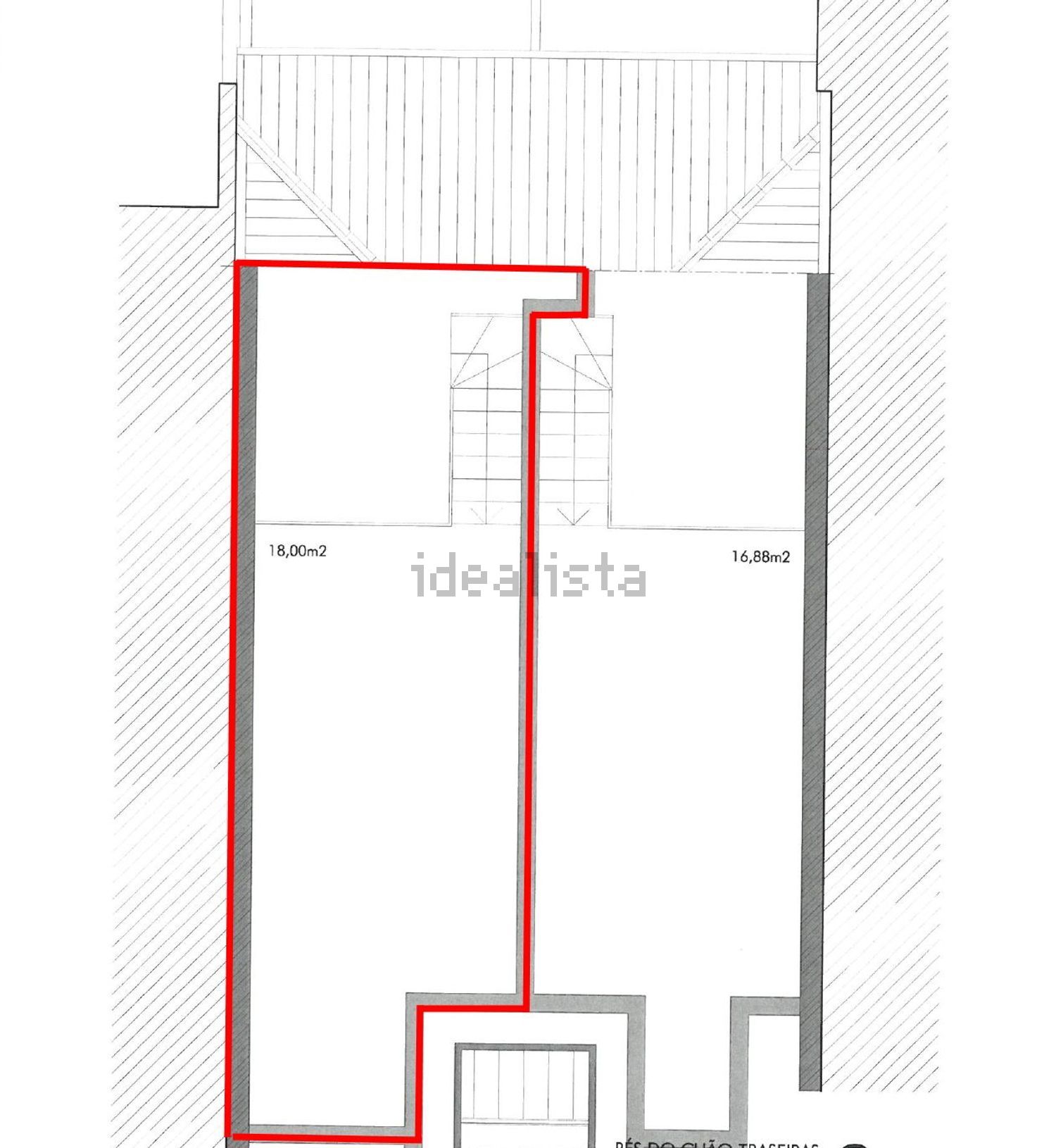 复式公寓出售在Avenida de Rodrigues de Freitas - 平面图