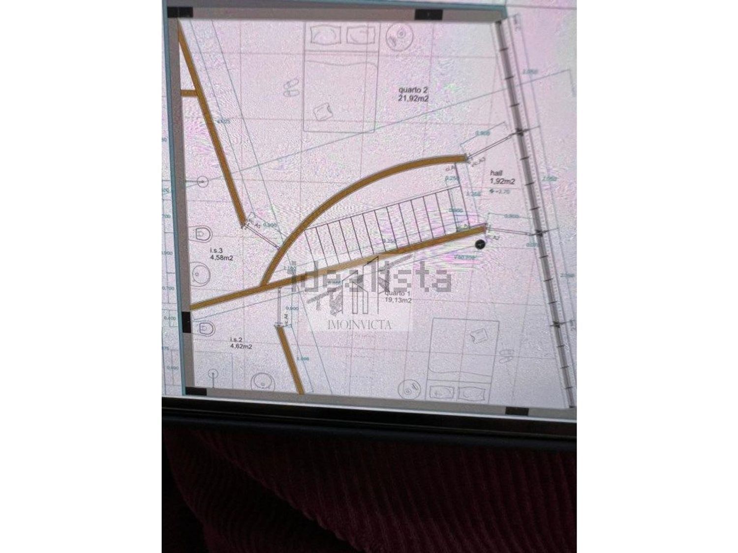 小楼房或独栋别墅出售在Estrada da Circunvalação - 平面图
