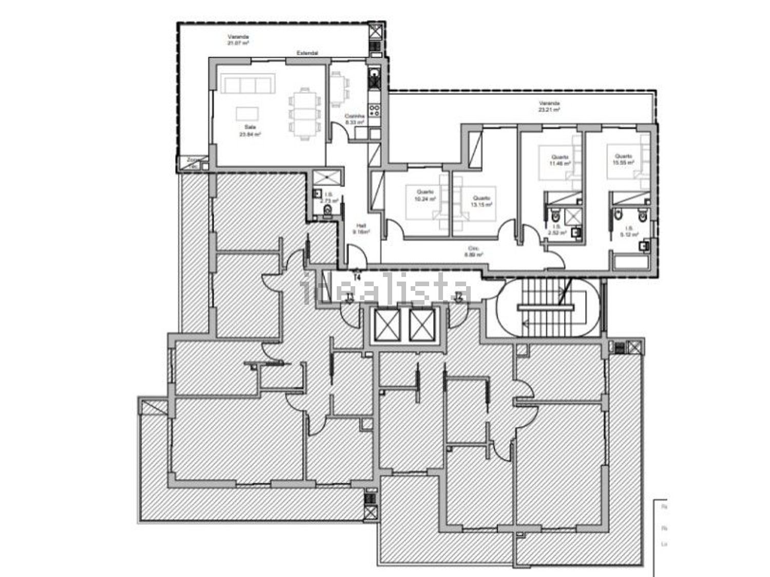 公寓 t4出售在 Portimão - 平面图